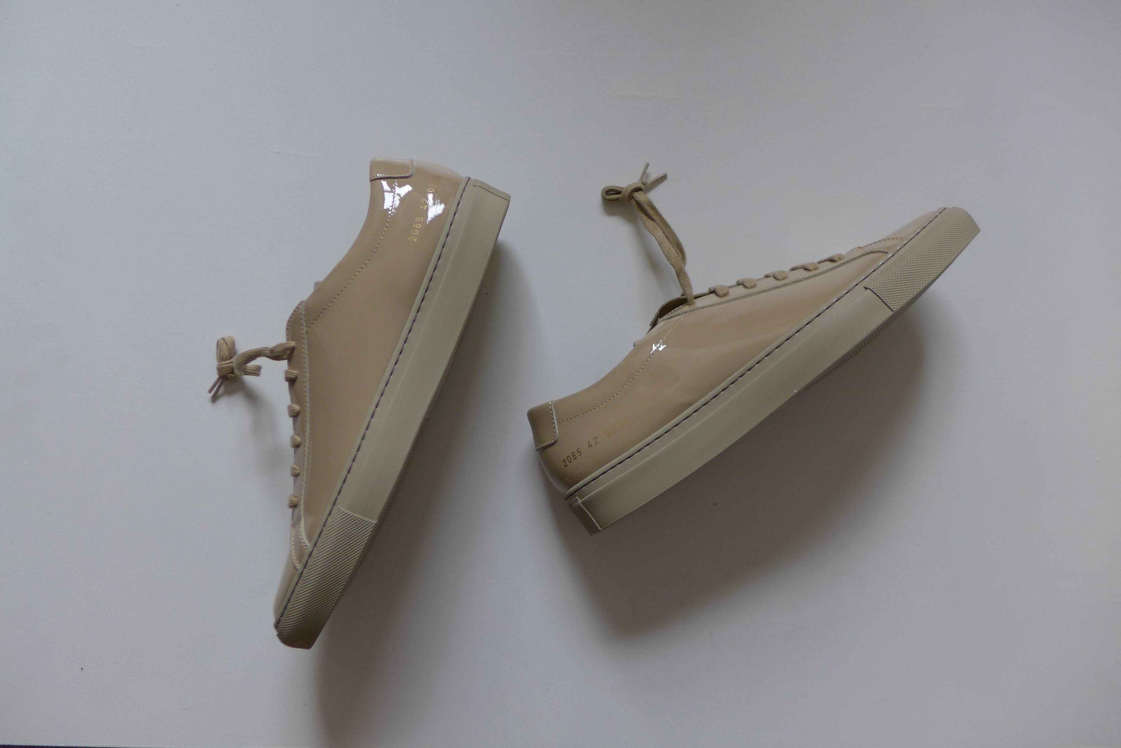 Common Projects Common Projects Achilles Sneakers - Gloss Taupe Size US 9 / EU 42 - 2 Thumbnail