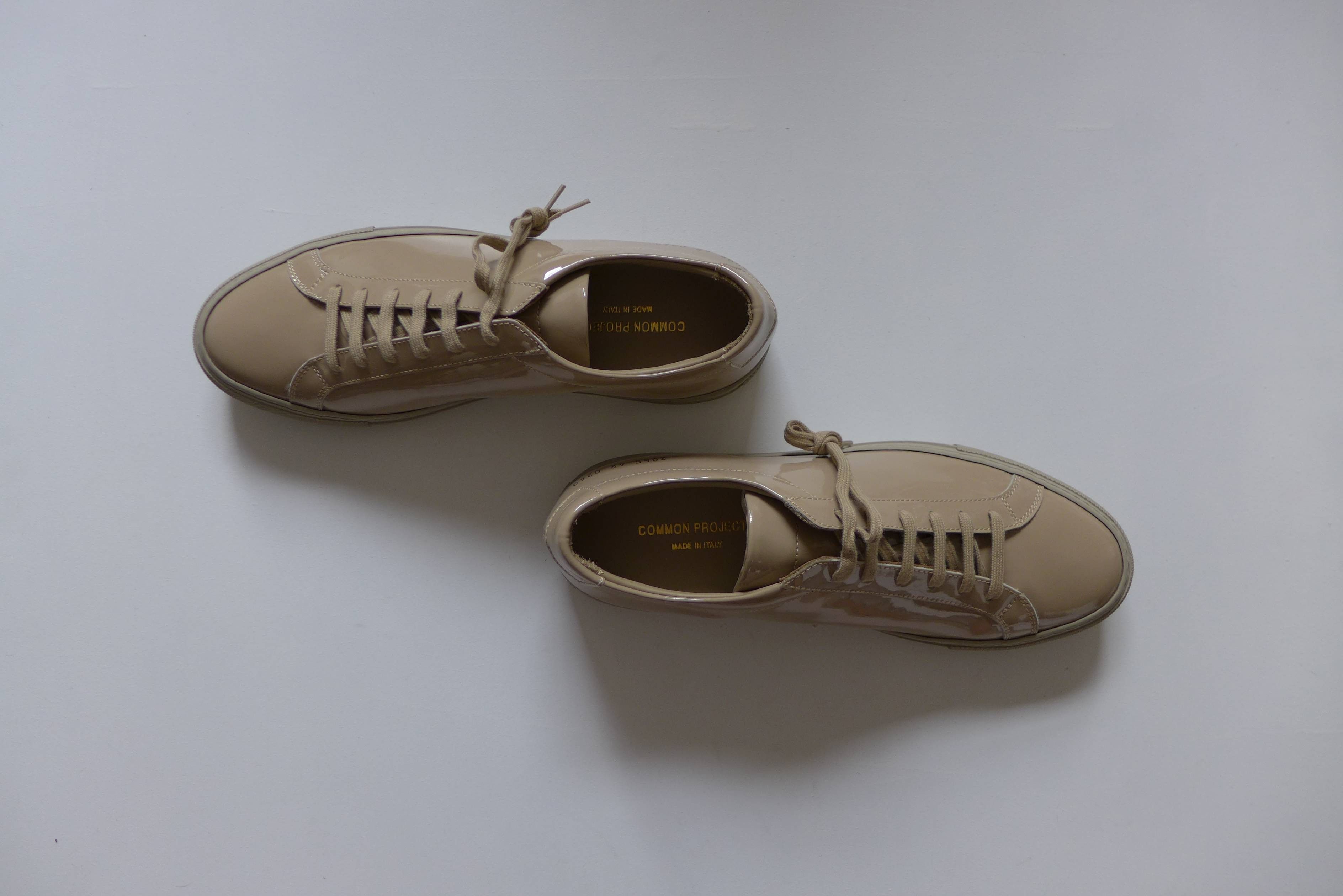 Common Projects Common Projects Achilles Sneakers - Gloss Taupe Size US 9 / EU 42 - 3 Thumbnail