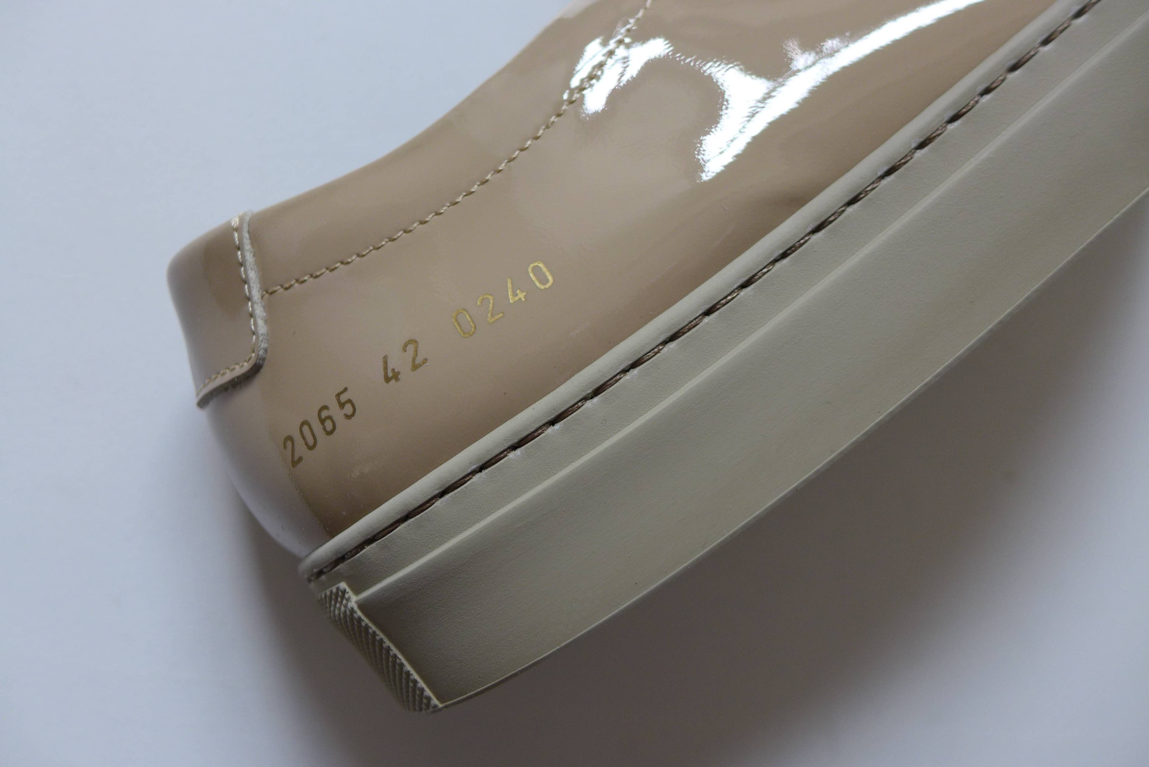 Common Projects Common Projects Achilles Sneakers - Gloss Taupe Size US 9 / EU 42 - 6 Thumbnail