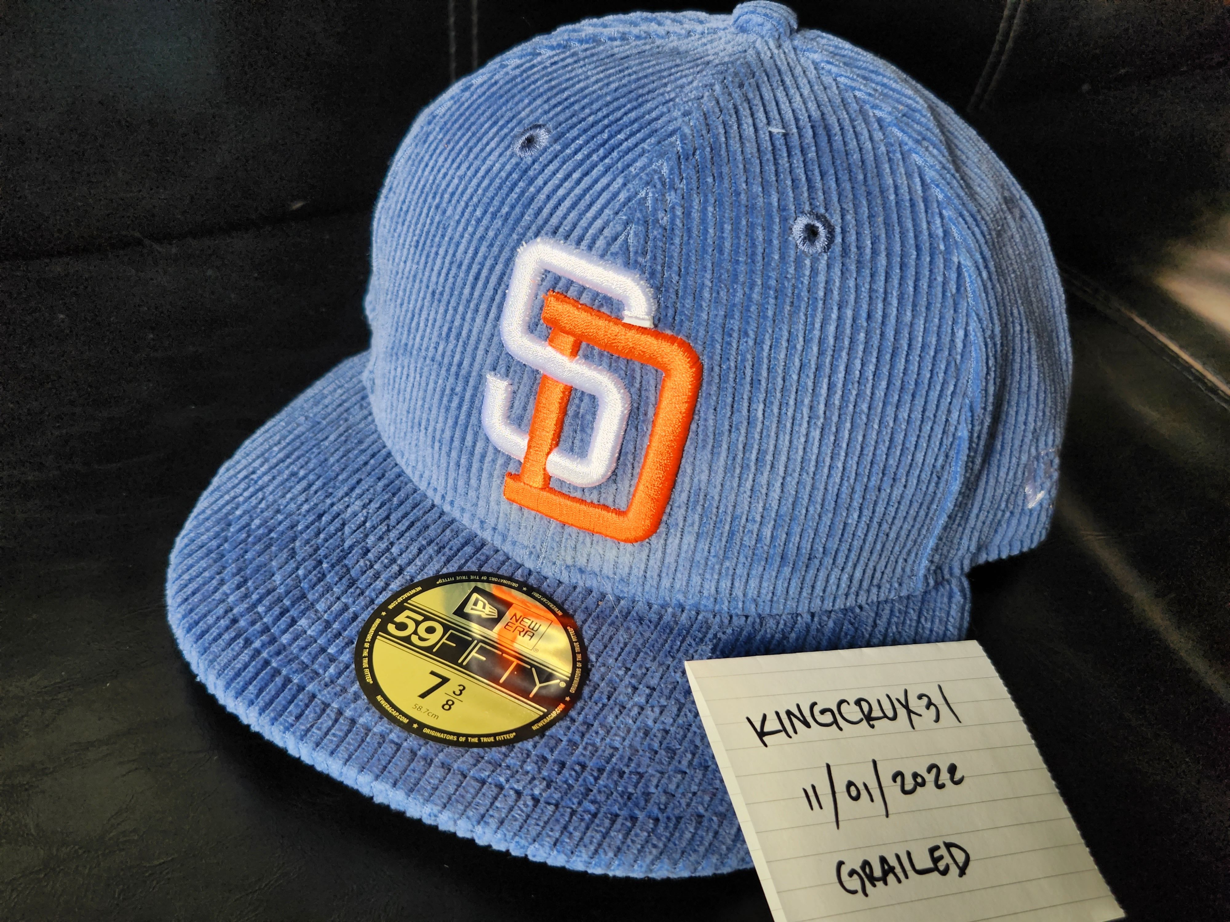 NWOT Vintage San Diego Padres New Era Plain Logo SnapBack Hat Cap