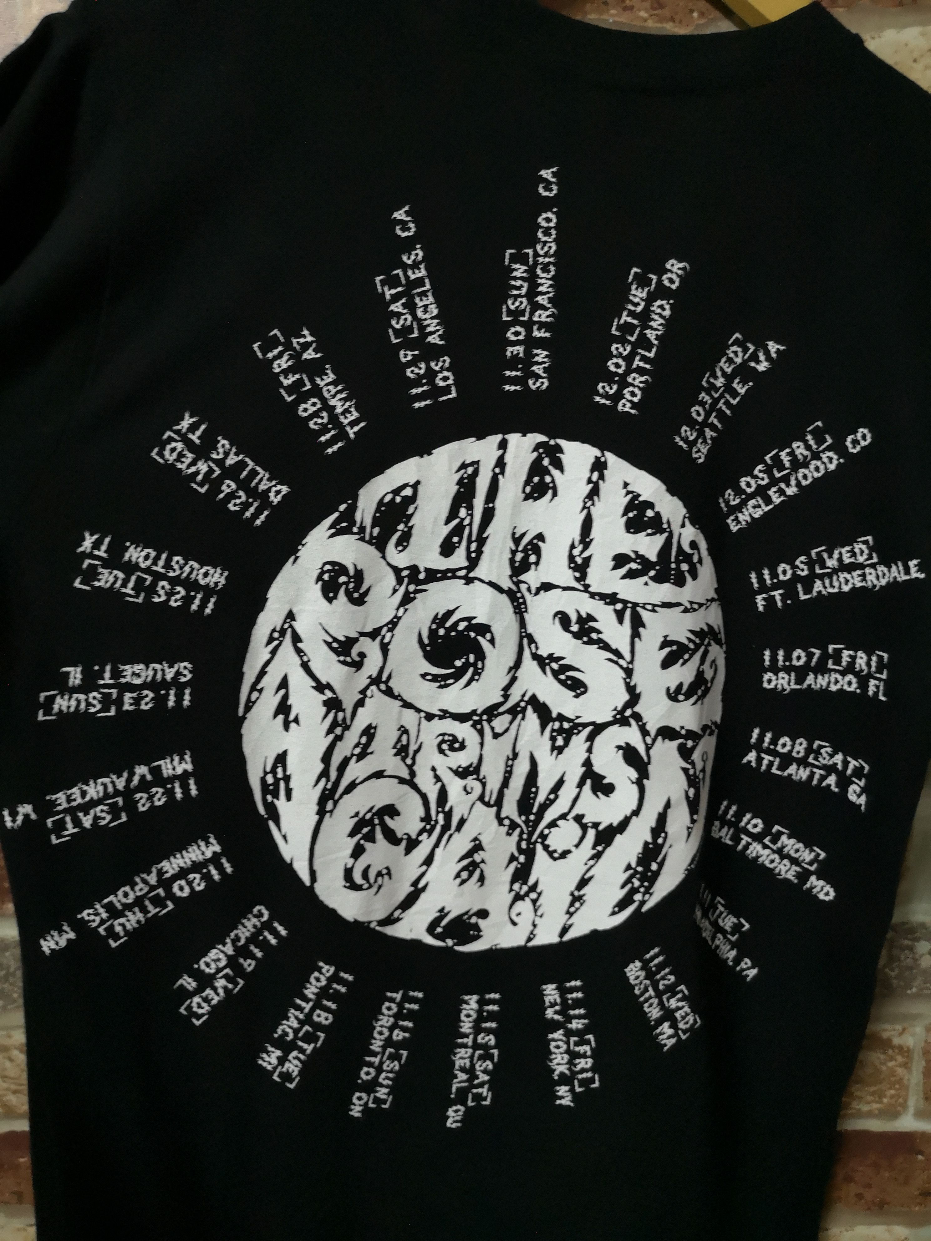 Band Tees Dil En Grey Tour 2011 Tee "The Rose Trims Again" Size US S / EU 44-46 / 1 - 4 Thumbnail