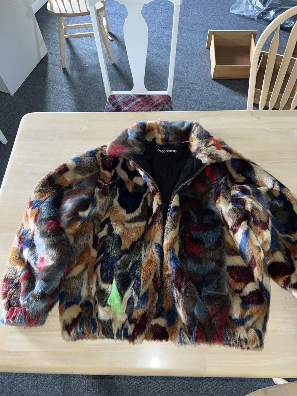 Supreme Supreme Multicolor Faux Fur Bomber | Grailed