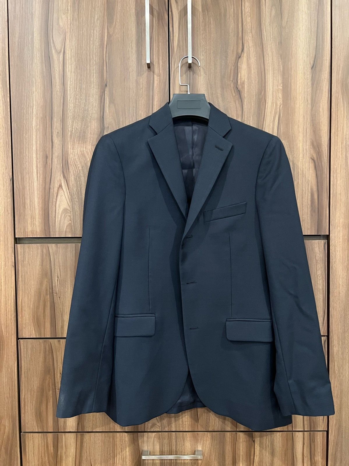 Acne Studios Navy Wool Drifter Blazer sz 48 used 3 three button Size 48R - 2 Thumbnail