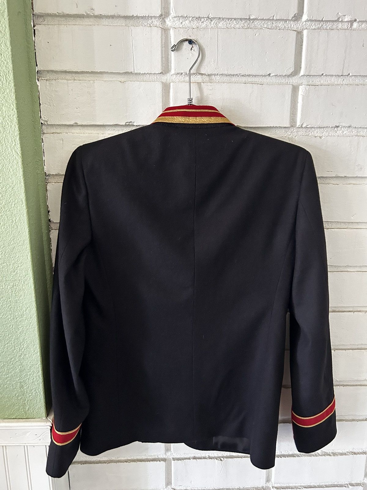 Saint Laurent Paris Saint Lauren FW16 Palladium Officer Blazer (sz 48) Size 48R - 2 Thumbnail