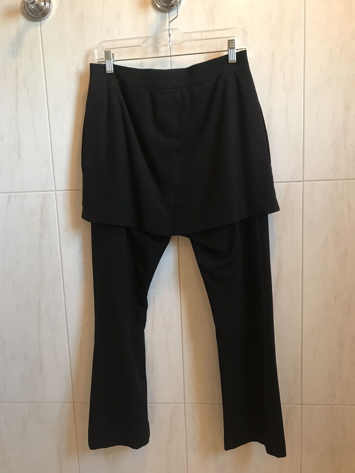 Thamanyah SS12 Black Wool Skirted Kilt Demi Costume Pants Sz42 Size US 27 - 6 Thumbnail