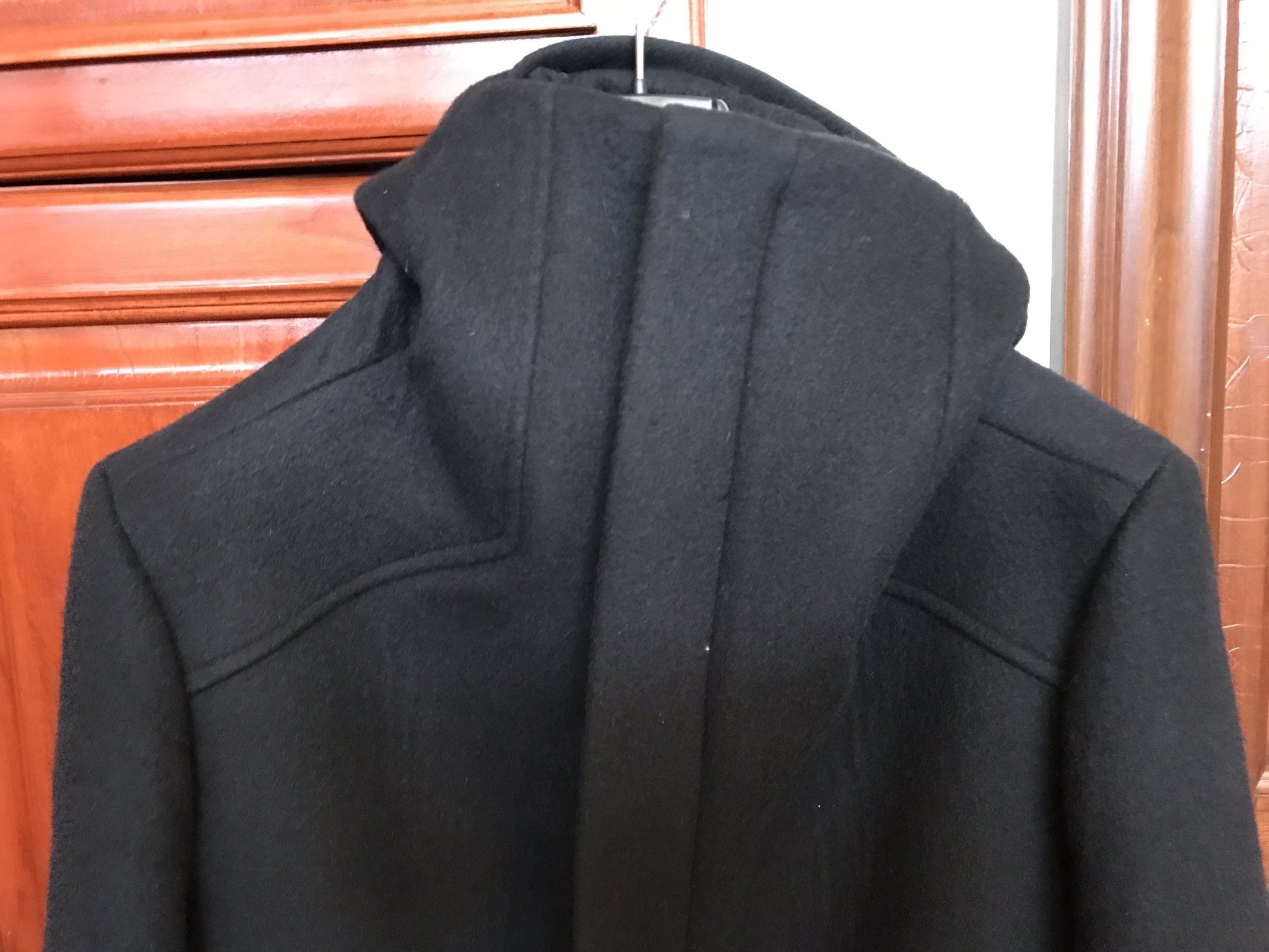 Thamanyah FW13 Black Wool Zipper Hooded Coat sz 44 rick owens mask Size US S / EU 44-46 / 1 - 17 Thumbnail