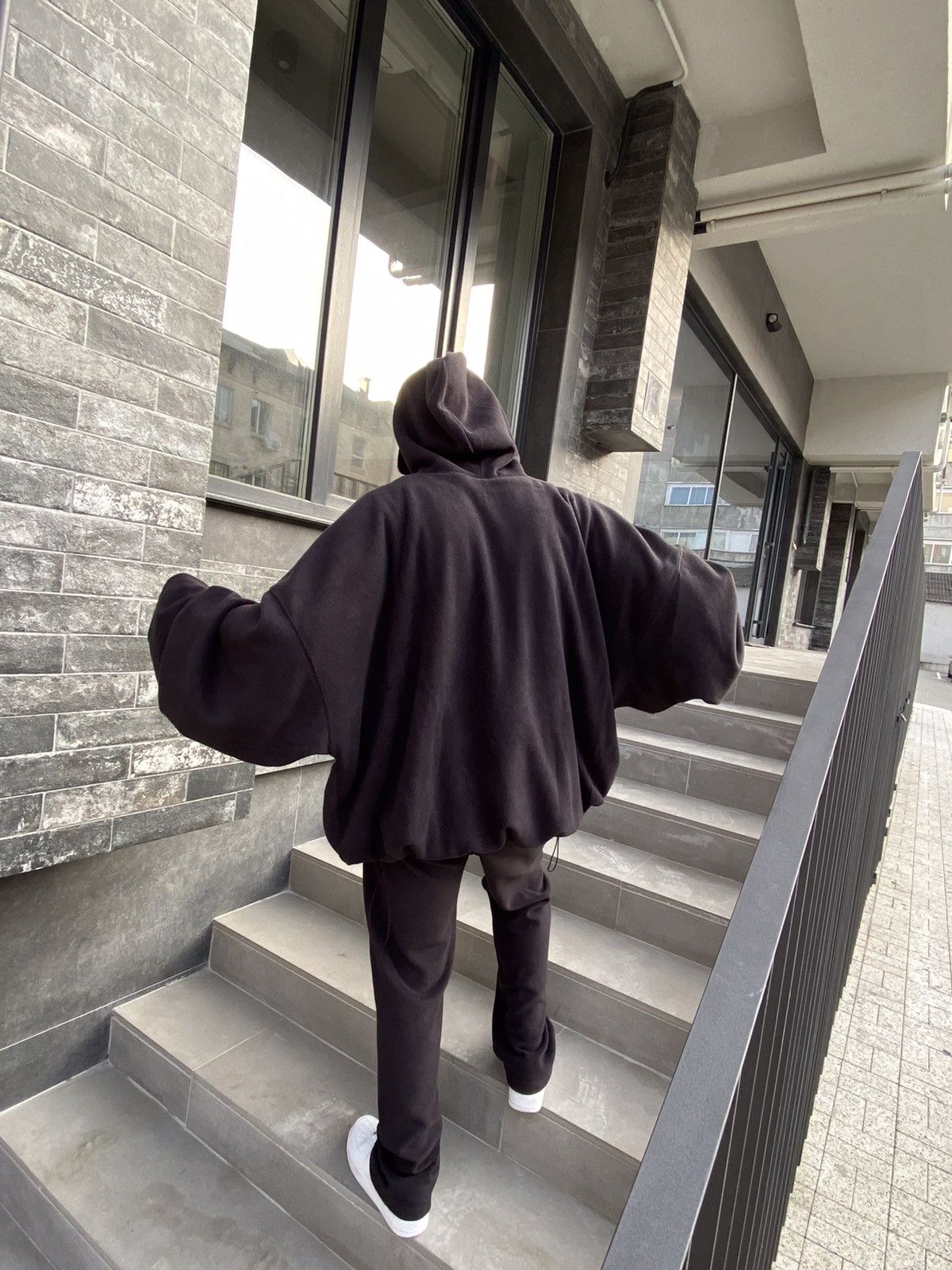 Yeezy Gap Polar Fleece Padded Hoodie by Balenciaga