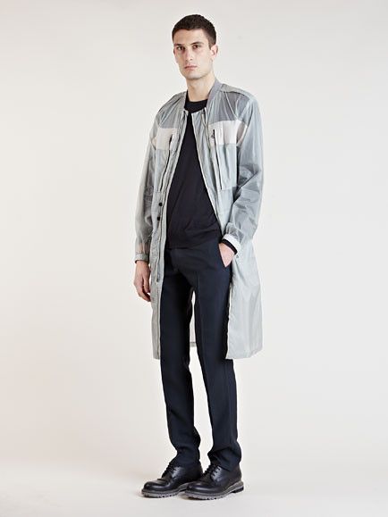 Lanvin SS13 Translucent Beige Python Parka sz 44 rain coat Size US S / EU 44-46 / 1 - 2 Thumbnail