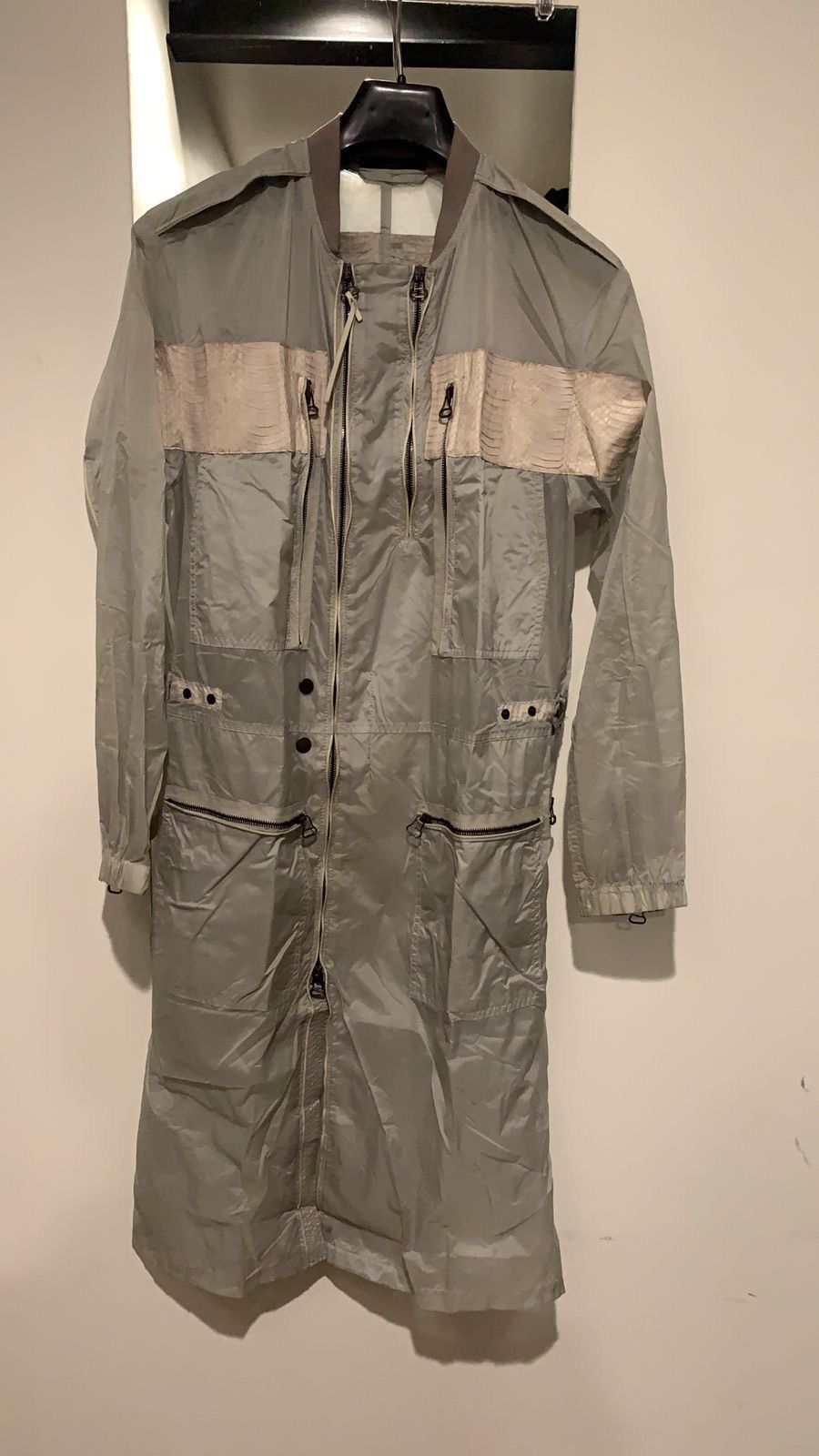 Lanvin SS13 Translucent Beige Python Parka sz 44 rain coat Size US S / EU 44-46 / 1 - 10 Thumbnail
