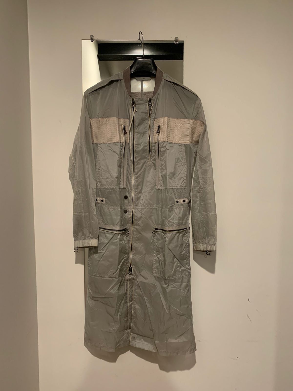 Lanvin SS13 Translucent Beige Python Parka sz 44 rain coat Size US S / EU 44-46 / 1 - 11 Thumbnail