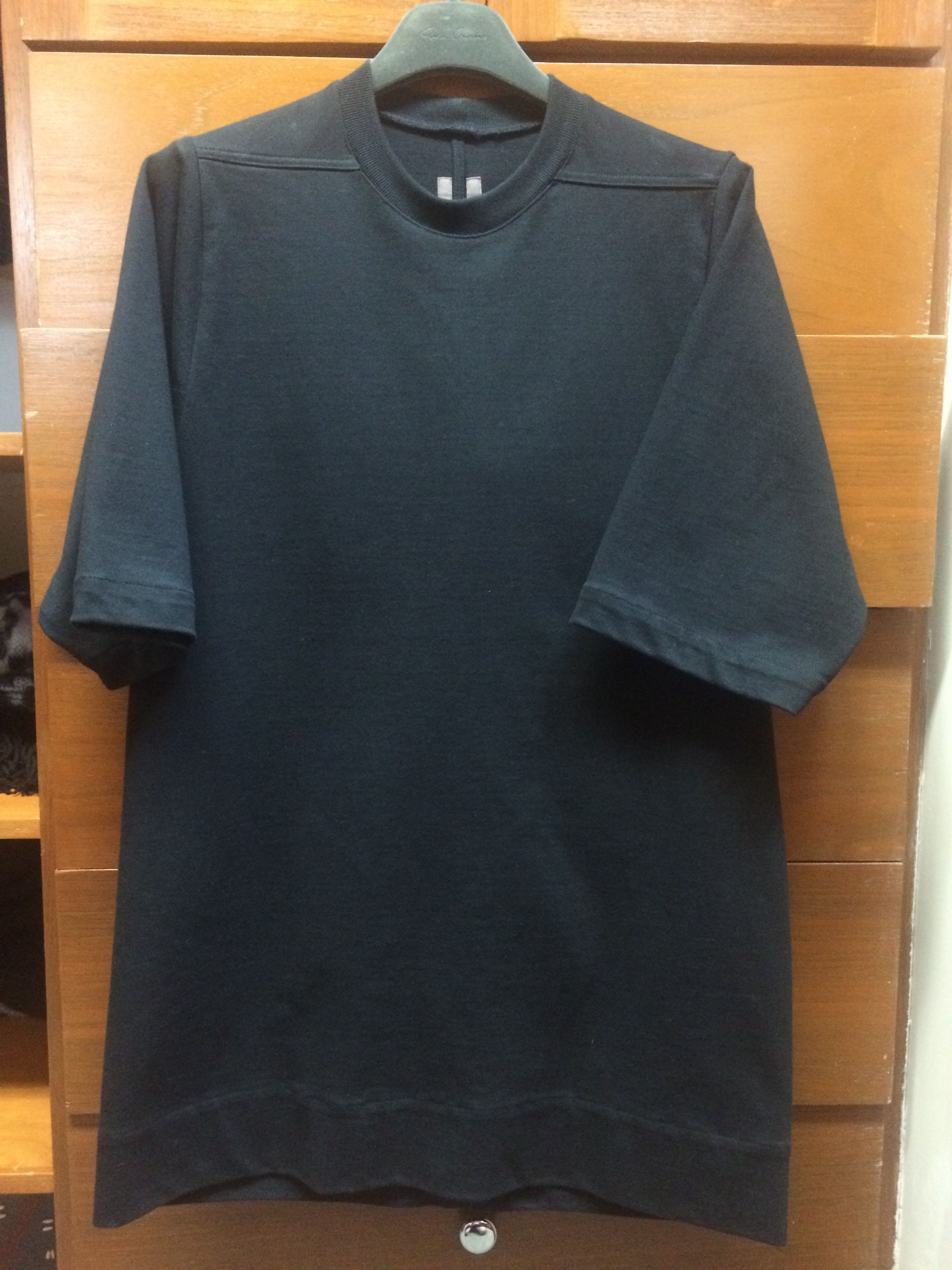 Rick Owens FW12 Oversized Cotton Sweatshirt XS over shirt short sleeve Size US XS / EU 42 / 0 - 3 Thumbnail