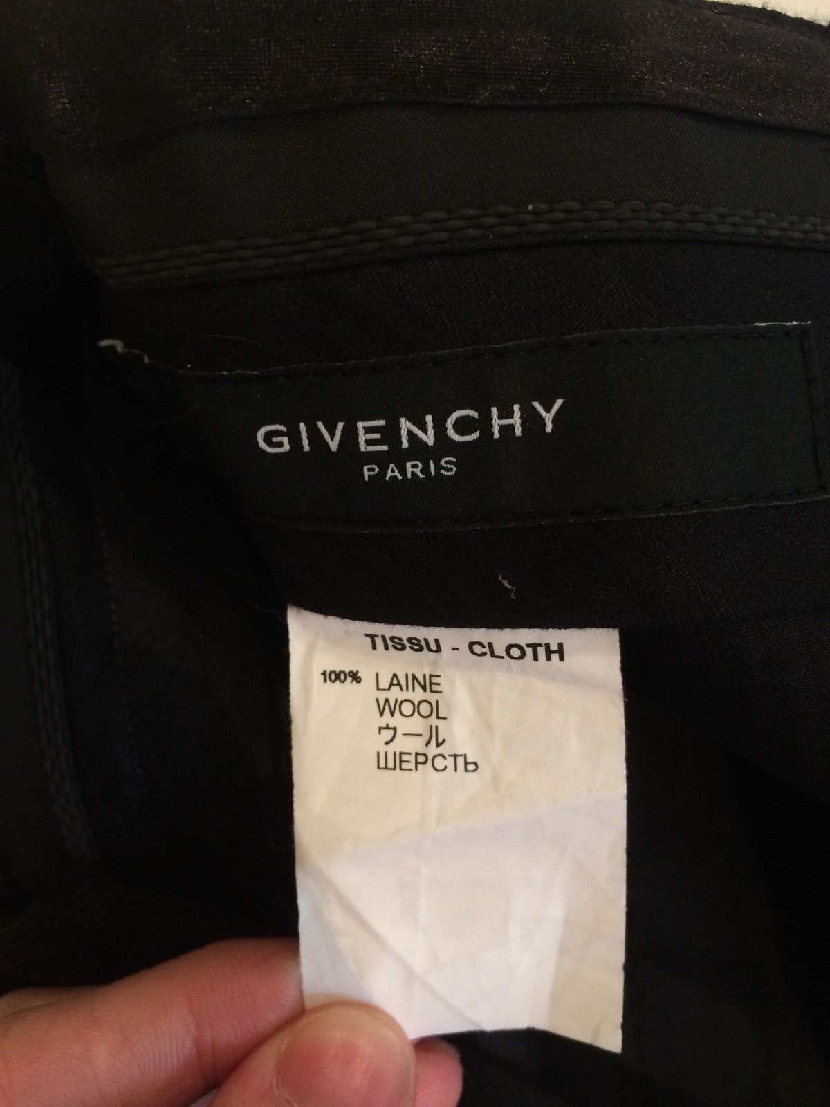 Givenchy FW11 Black Wool Pleated Basketball Shorts XS Size US 28 / EU 44 - 3 Thumbnail