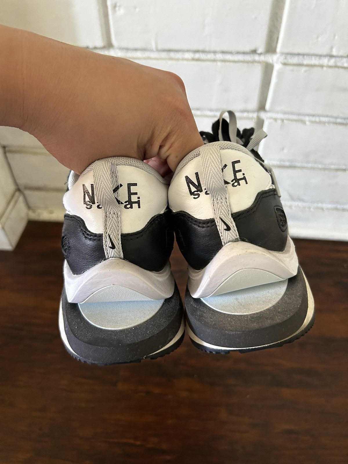 Nike × Sacai Nike x Sacai Vaporwaffle Black White (US11) Size US 11 / EU 44 - 5 Thumbnail