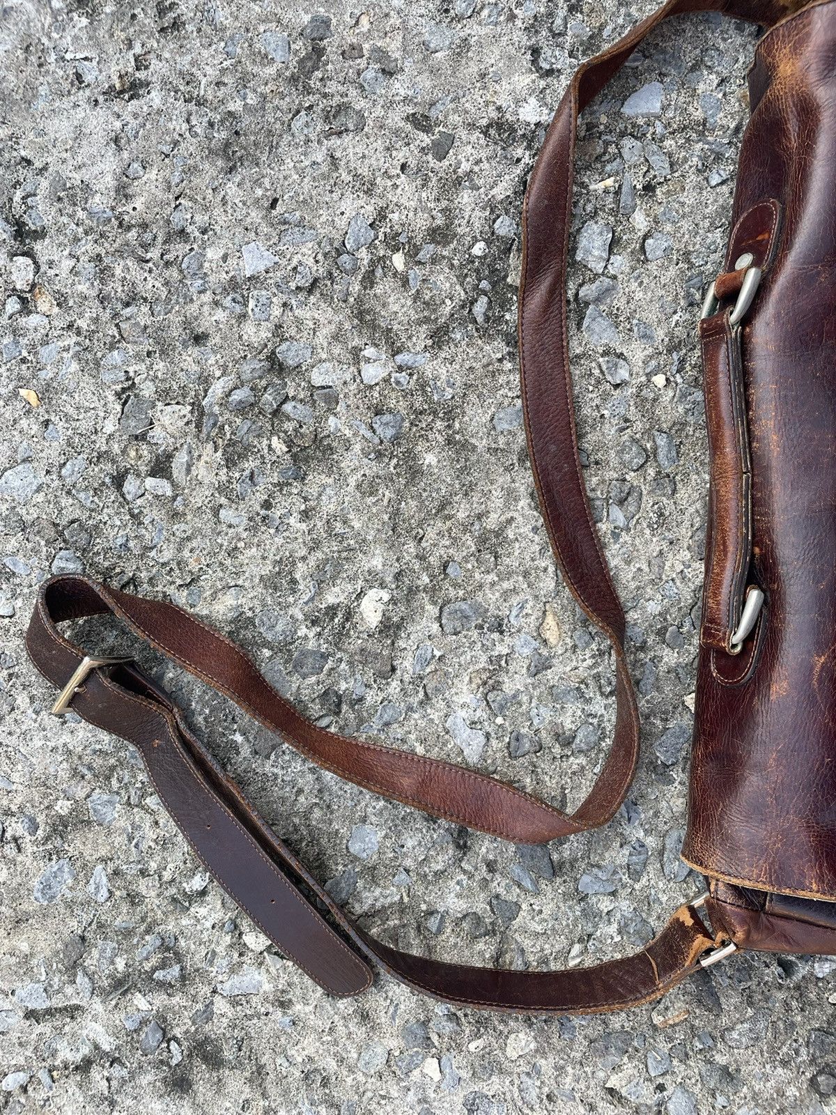 Leather × Vintage × Y's Vintage Y’S leather Sling Bag Size ONE SIZE - 17 Thumbnail