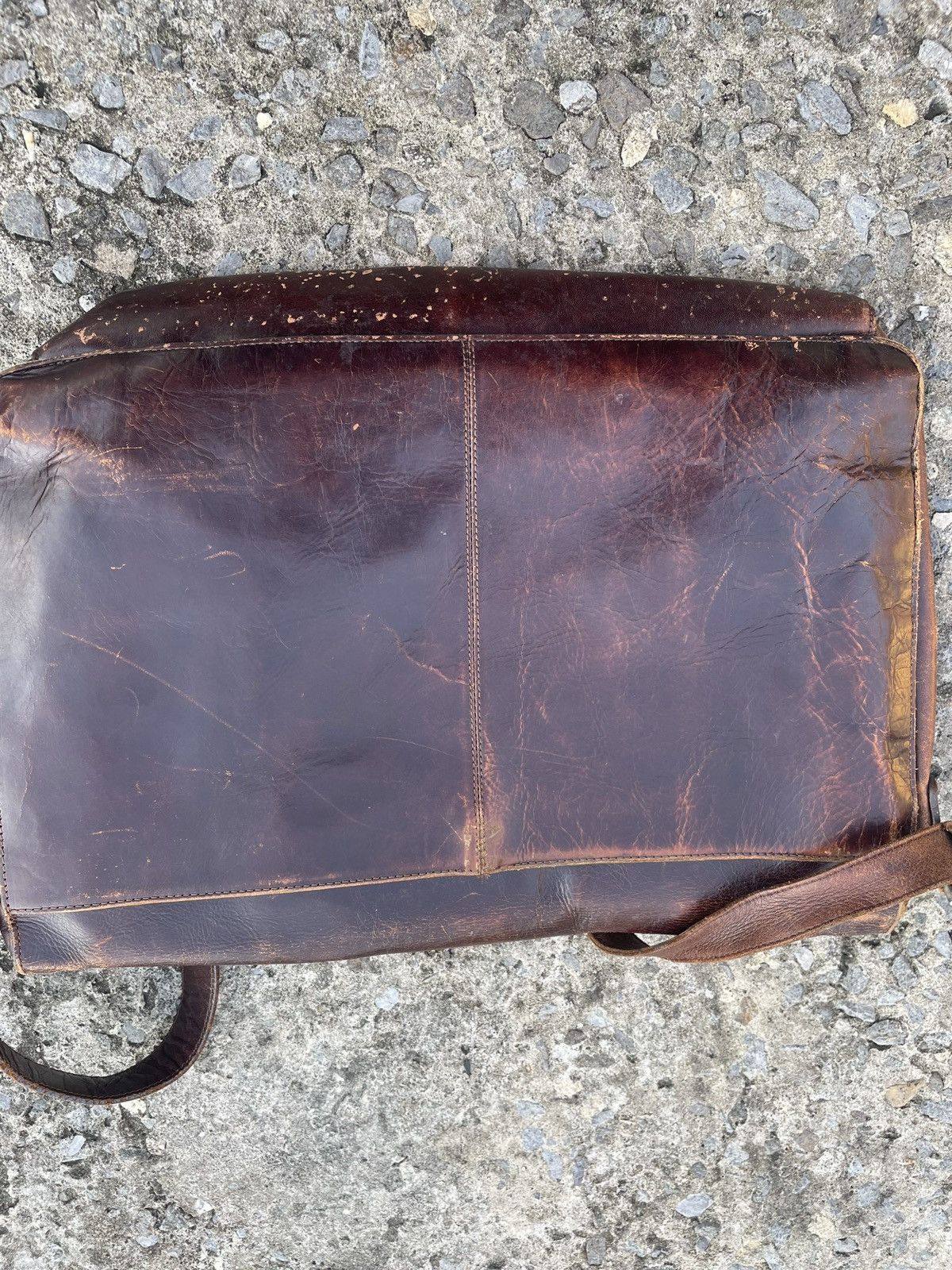 Leather × Vintage × Y's Vintage Y’S leather Sling Bag Size ONE SIZE - 2 Thumbnail