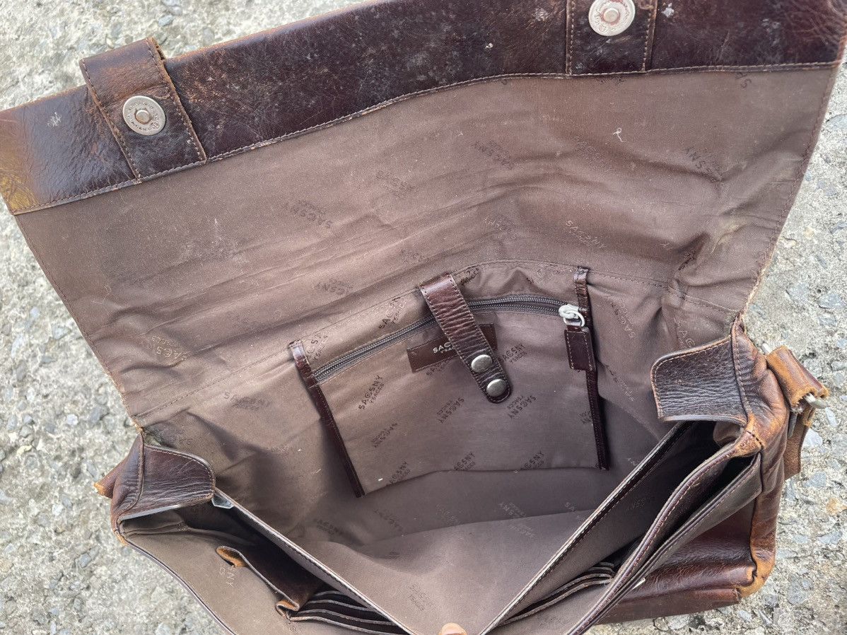 Leather × Vintage × Y's Vintage Y’S leather Sling Bag Size ONE SIZE - 5 Thumbnail
