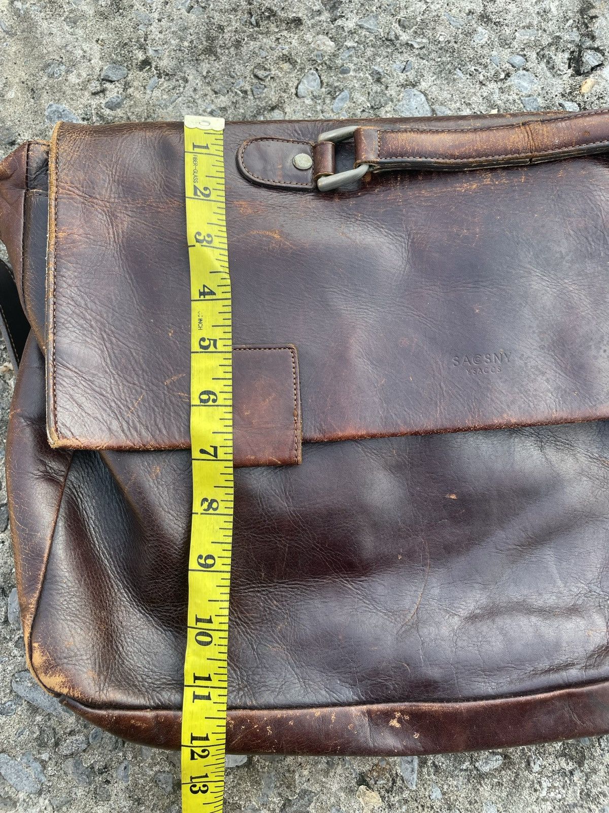 Leather × Vintage × Y's Vintage Y’S leather Sling Bag Size ONE SIZE - 14 Thumbnail
