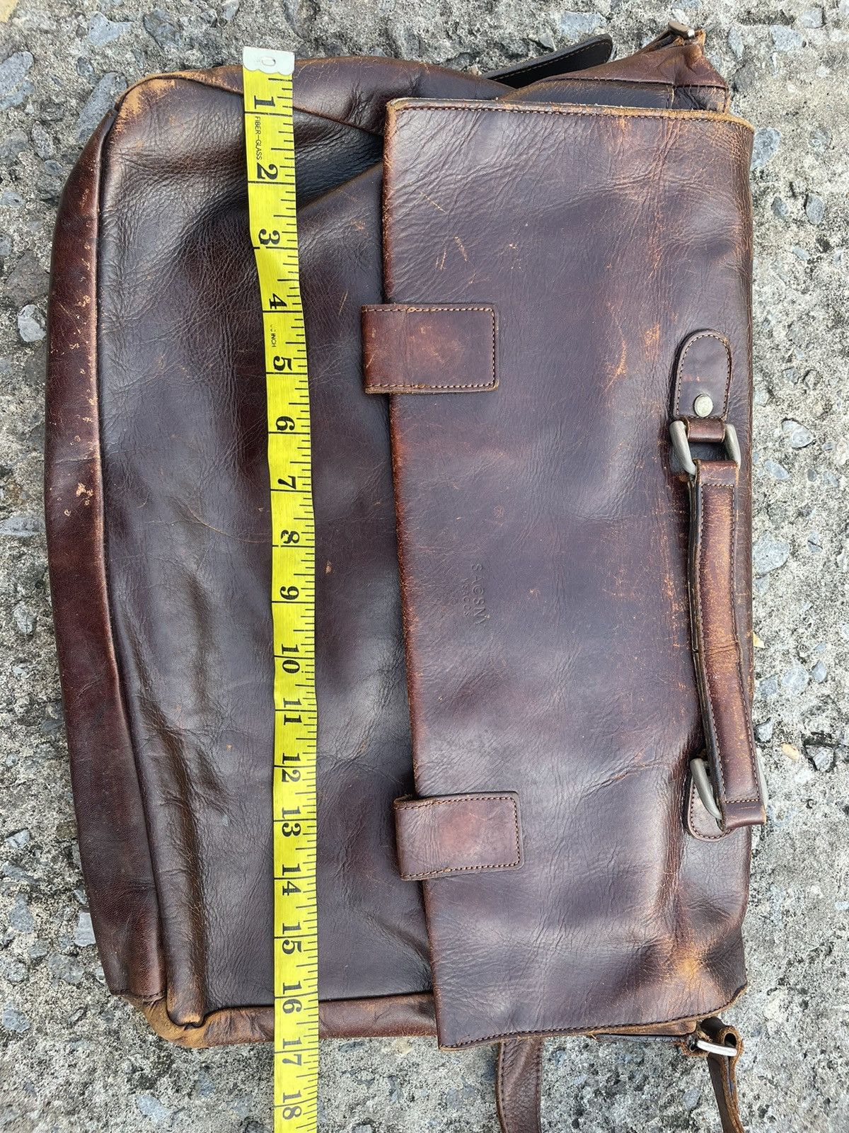 Leather × Vintage × Y's Vintage Y’S leather Sling Bag Size ONE SIZE - 13 Thumbnail