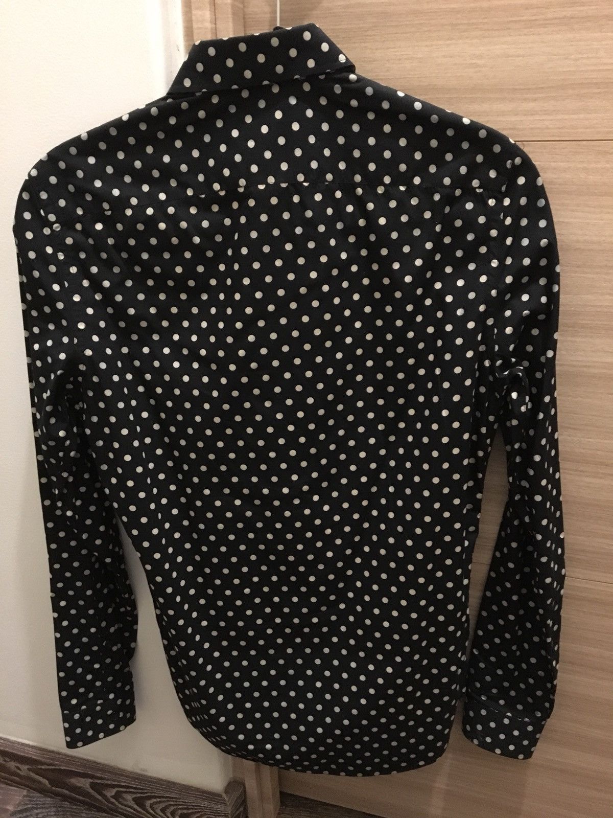 Burberry Prorsum Black White Polka Dot sz 37 cotton saint laurent celine Size US S / EU 44-46 / 1 - 4 Thumbnail