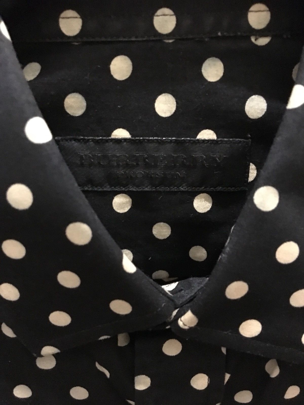 Burberry Prorsum Black White Polka Dot sz 37 cotton saint laurent celine Size US S / EU 44-46 / 1 - 5 Thumbnail