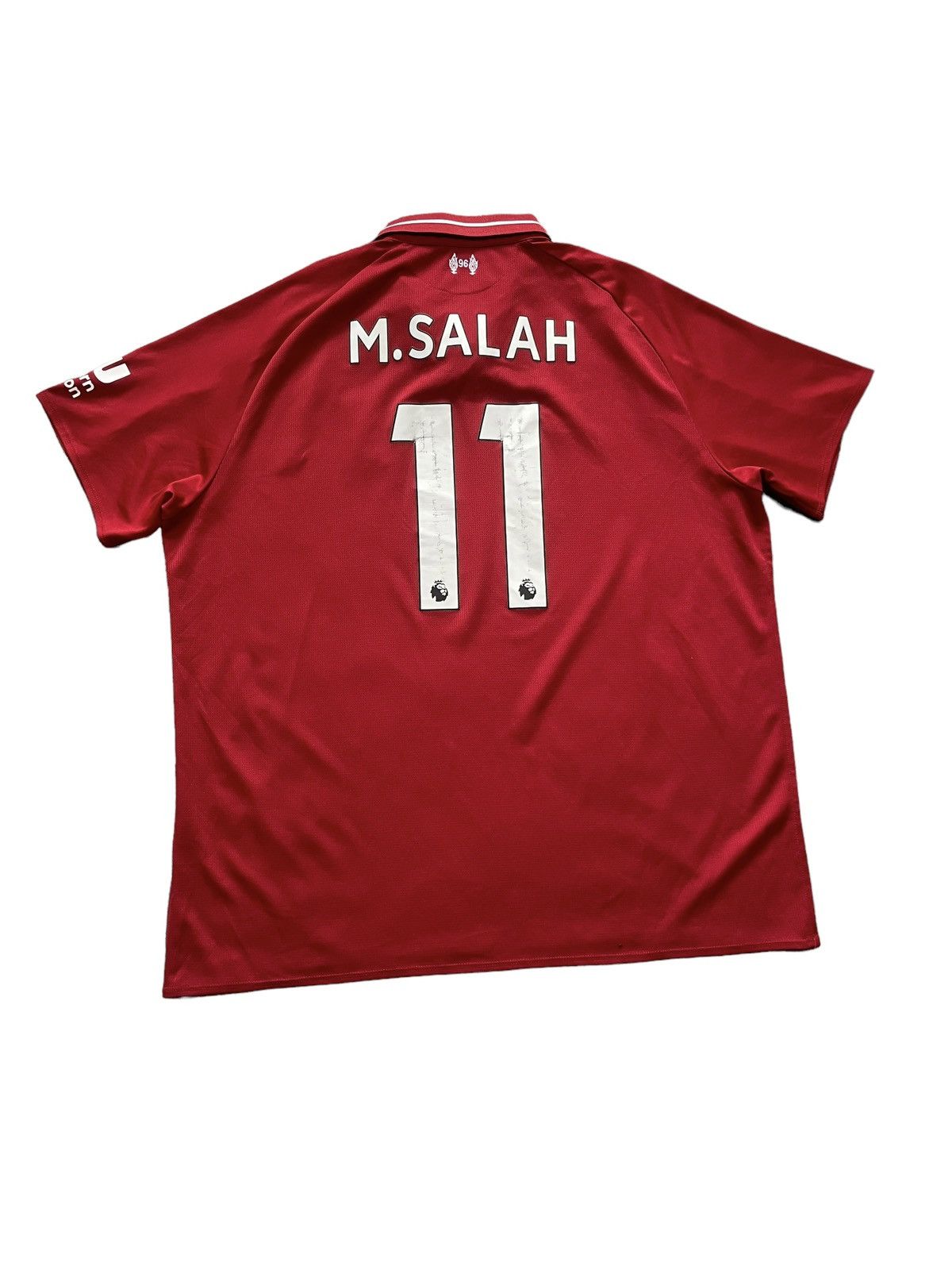 New Balance Liverpool 2018-19 home New Belance Soccer Jersey kit Salah Size US XXL / EU 58 / 5 - 3 Thumbnail