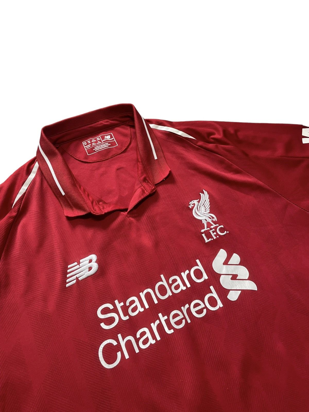 New Balance Liverpool 2018-19 home New Belance Soccer Jersey kit Salah Size US XXL / EU 58 / 5 - 2 Thumbnail