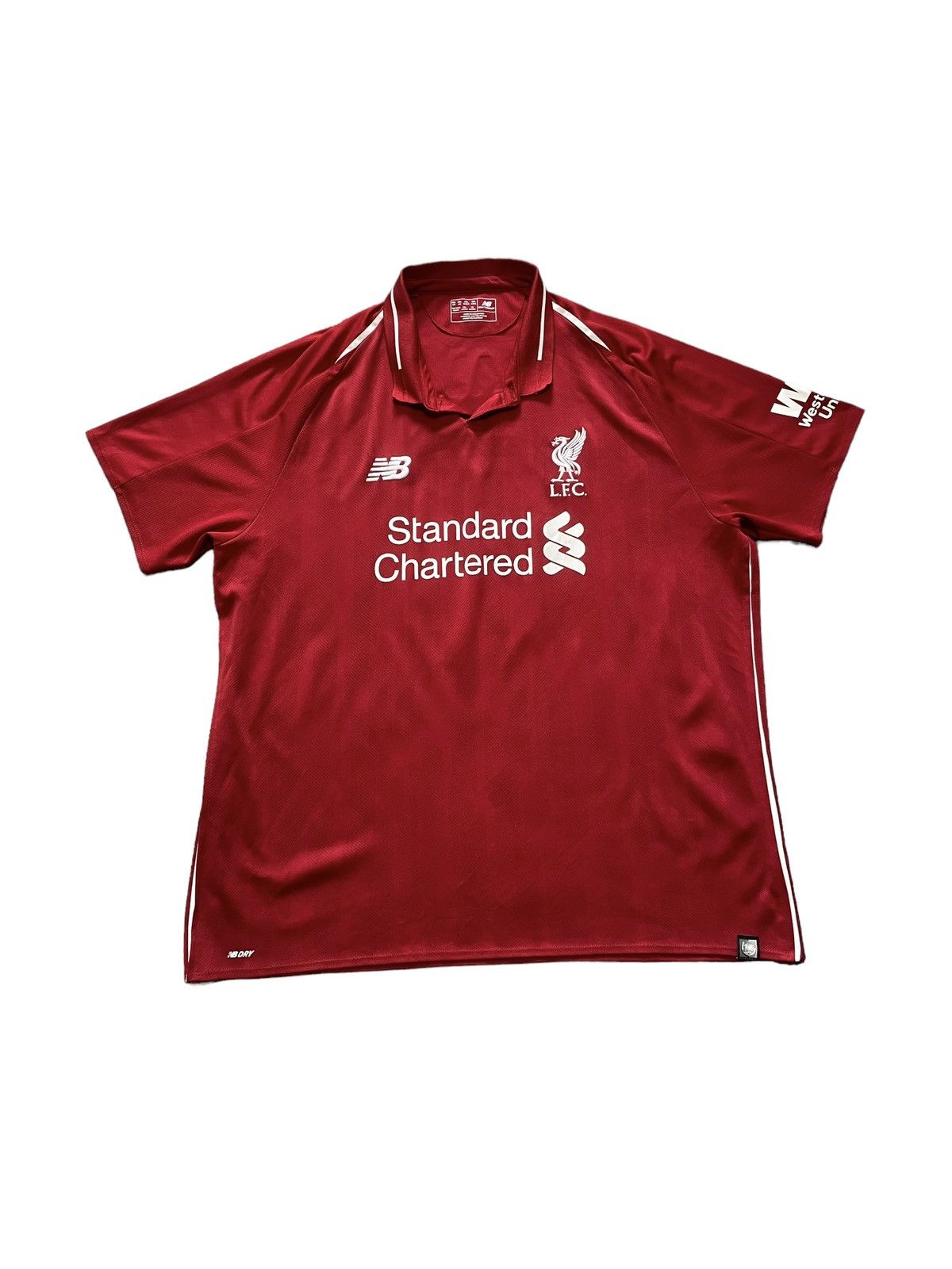 New Balance Liverpool 2018-19 home New Belance Soccer Jersey kit Salah Size US XXL / EU 58 / 5 - 1 Thumbnail