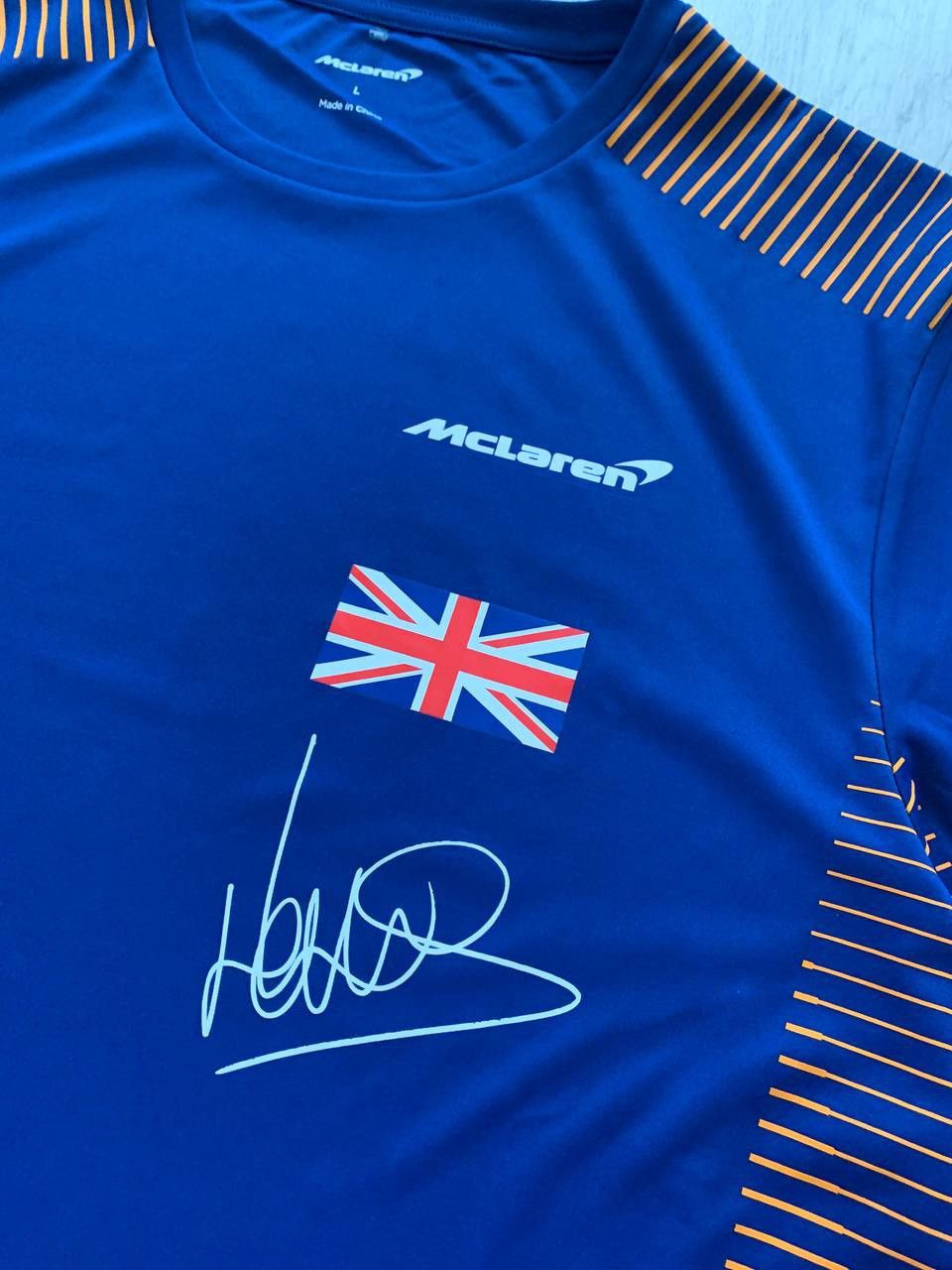 NASCAR Mclaren Norris racing t shirt Size US L / EU 52-54 / 3 - 3 Thumbnail