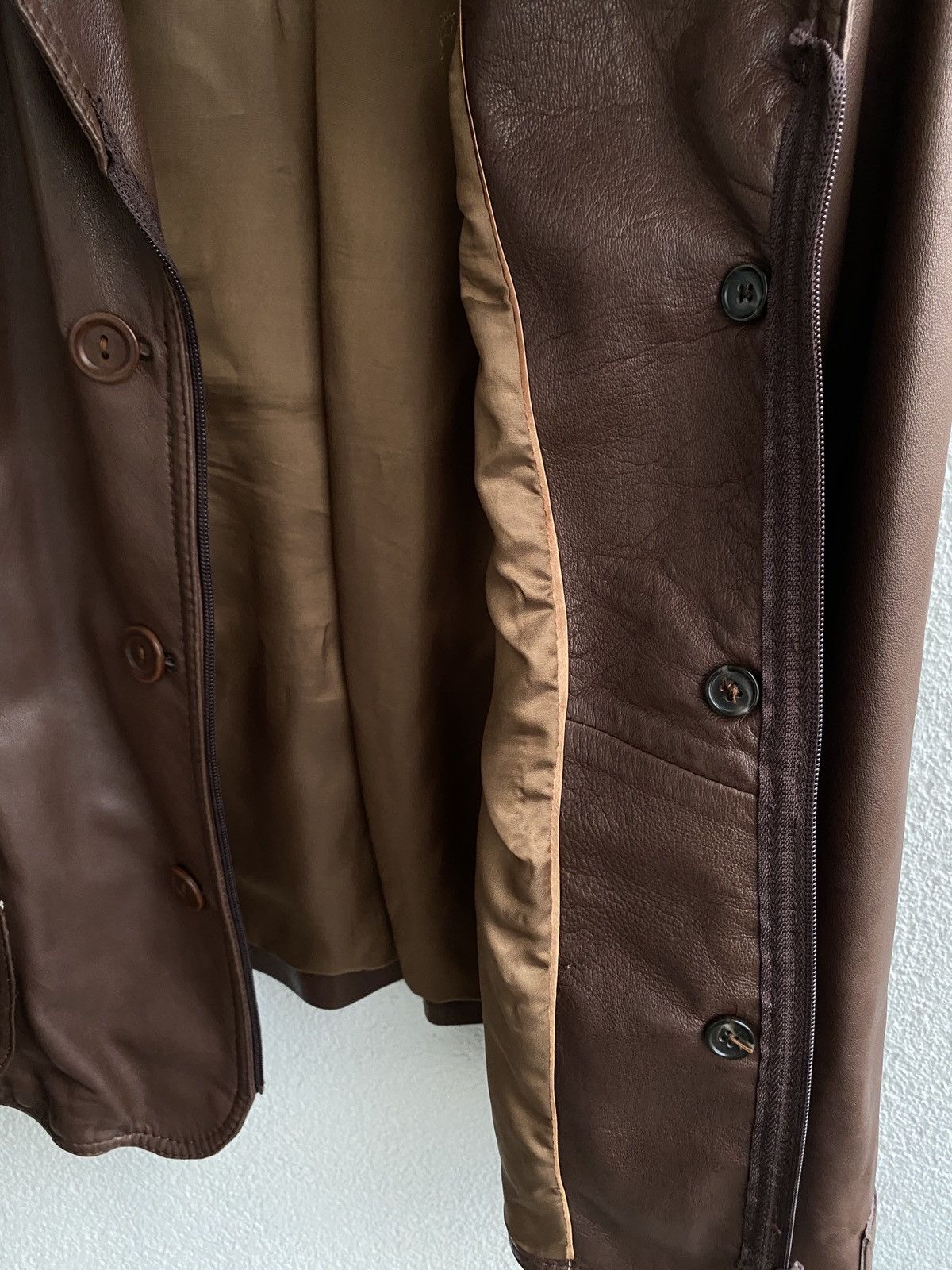 Yves Saint Laurent 90s Lamb Leather YSL Jacket Soft Size US S / EU 44-46 / 1 - 16 Thumbnail