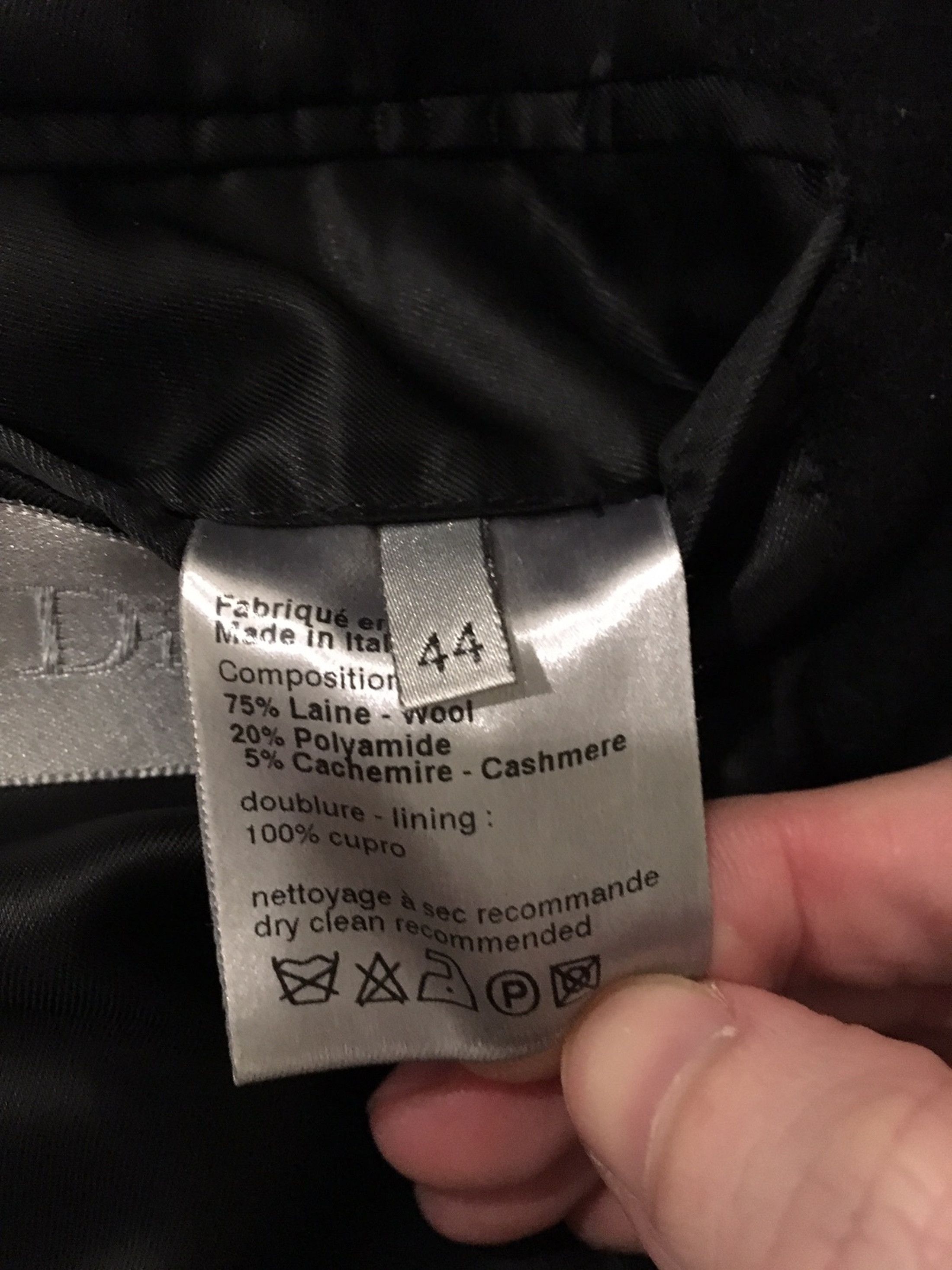 Dior × Hedi Slimane FW06 Dior Homme Black Tuxedo White Piping saint laurent Size 44R - 12 Thumbnail