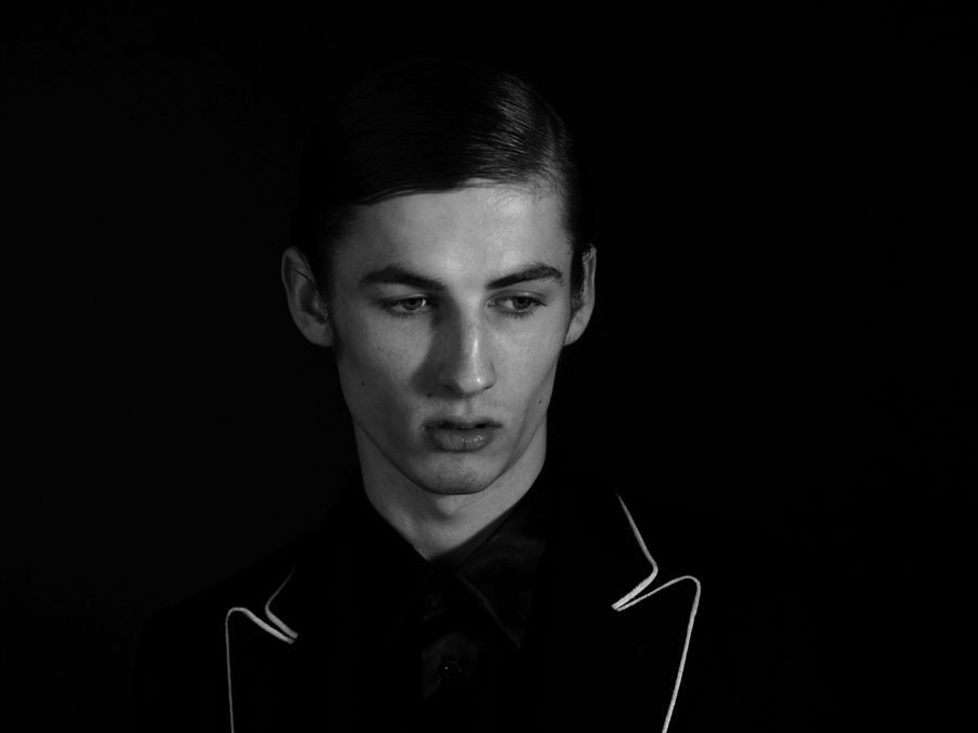 Dior × Hedi Slimane FW06 Dior Homme Black Tuxedo White Piping saint laurent Size 44R - 4 Thumbnail