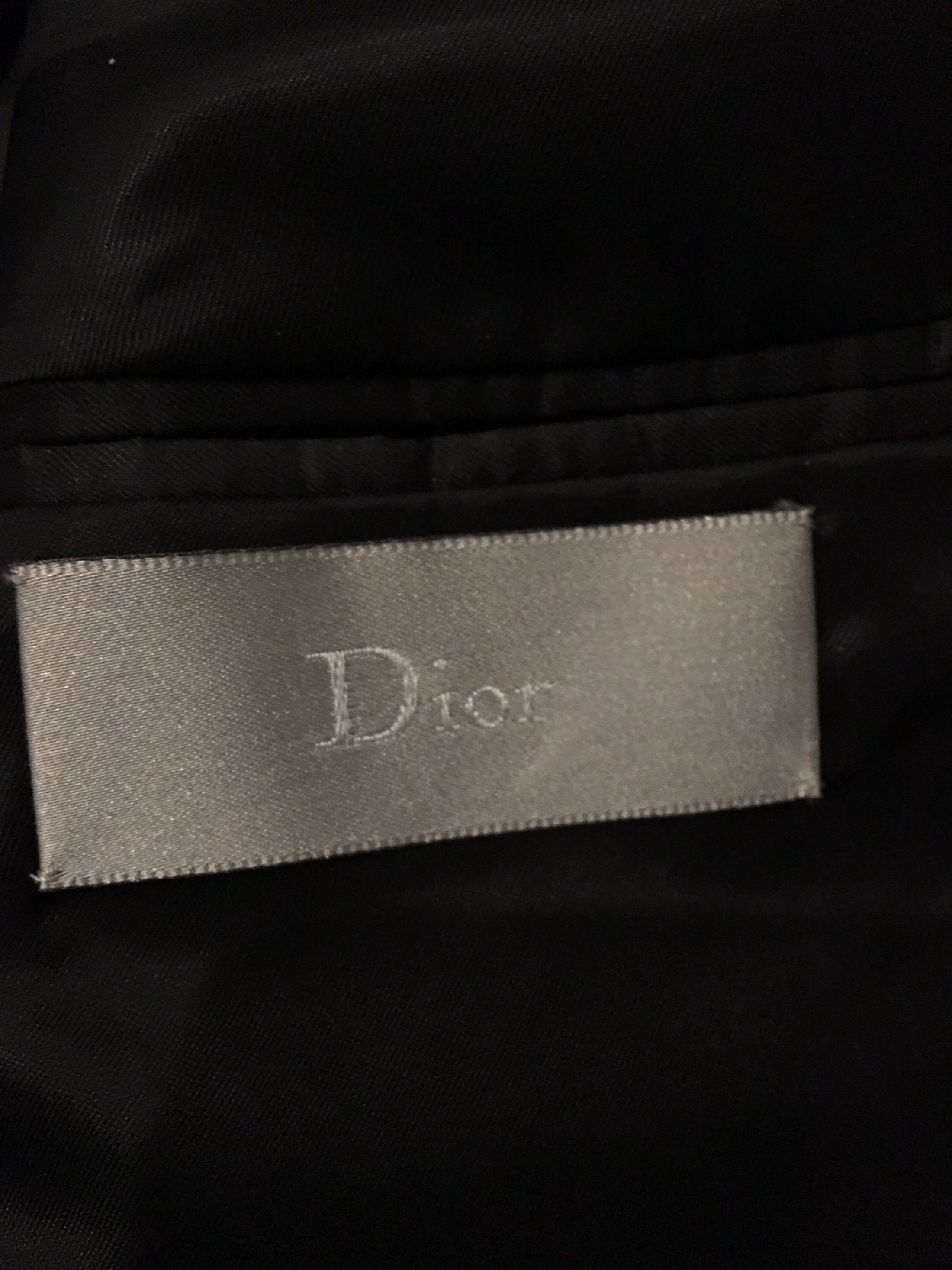 Dior × Hedi Slimane FW06 Dior Homme Black Tuxedo White Piping saint laurent Size 44R - 10 Thumbnail