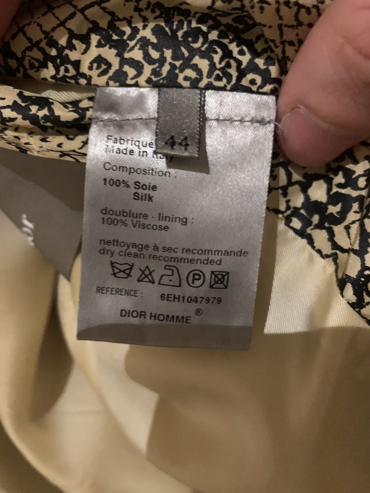 Dior × Hedi Slimane Hedi Slimane SS06 Python print bomber jacket kanye west 44 Size US S / EU 44-46 / 1 - 12 Thumbnail