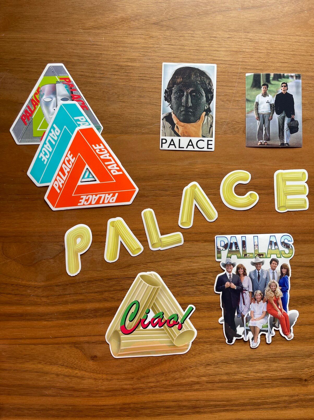 Palace Sticker Pack Hood Black/White