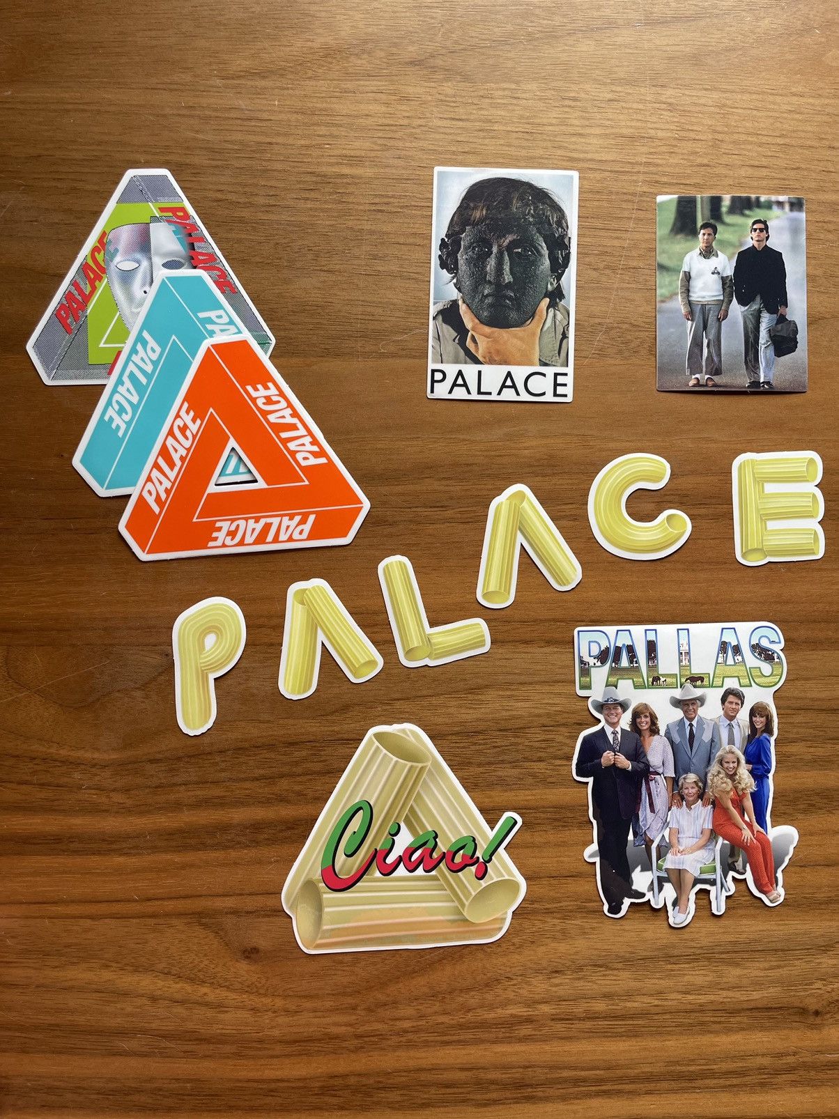 Palace Sticker Pack Hood Black/White