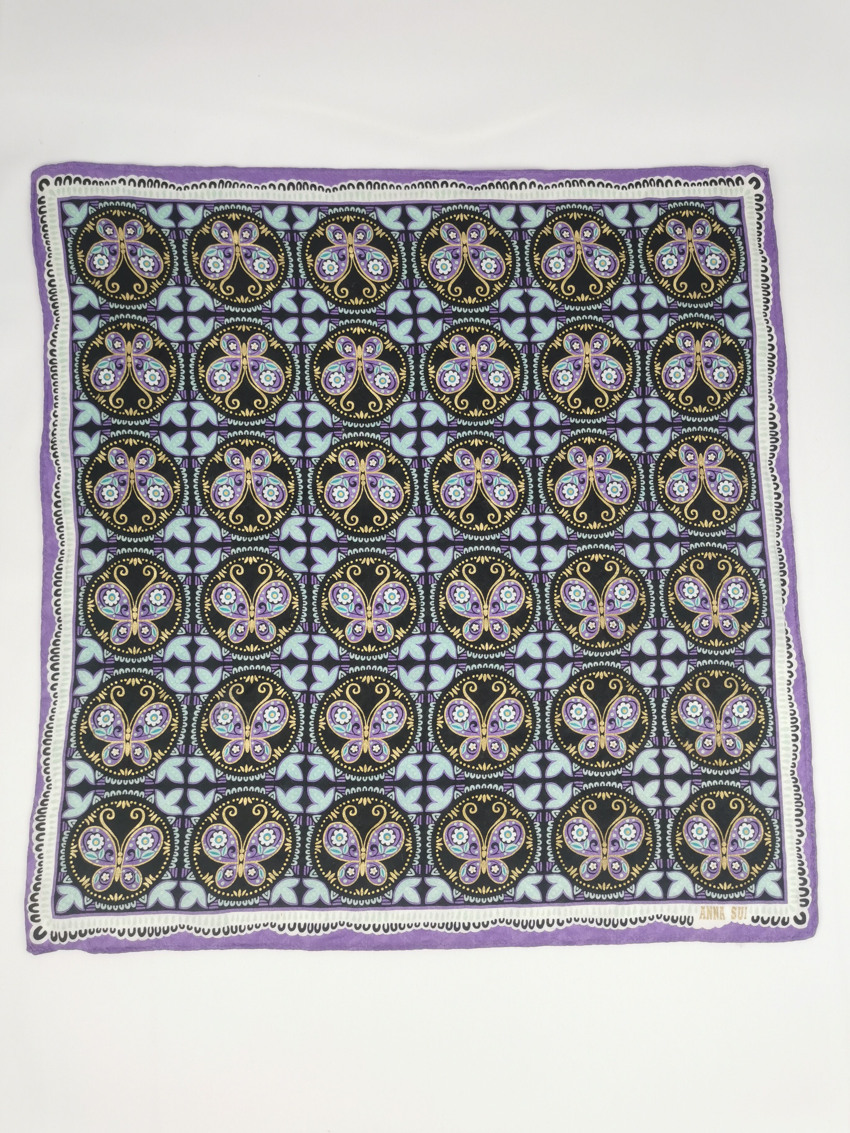 Vintage Anna sui handkerchief / bandana / neckerchief Size ONE SIZE - 2 Thumbnail