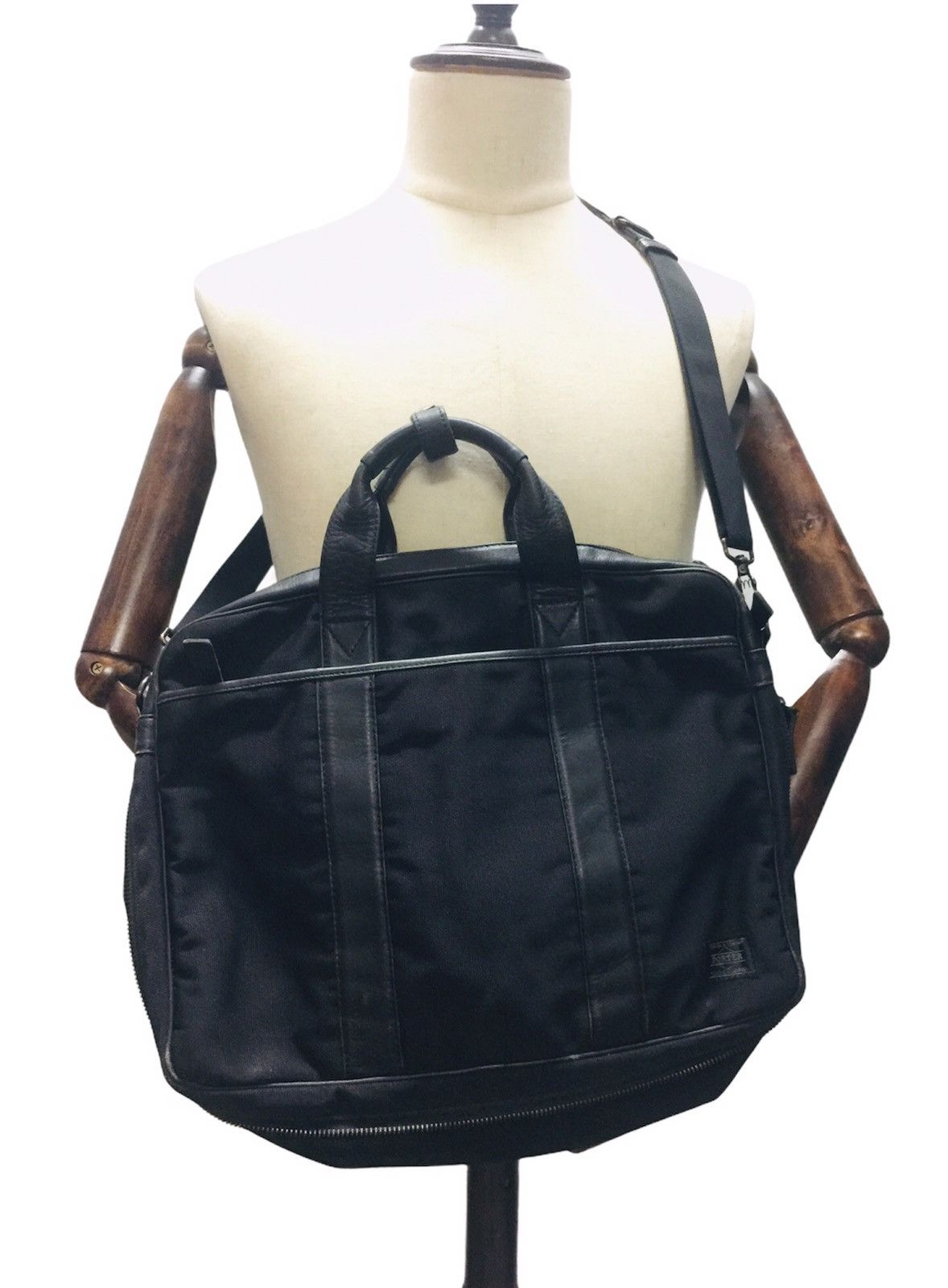 image of Porter 2 Way Sling Bag in Black, Men's