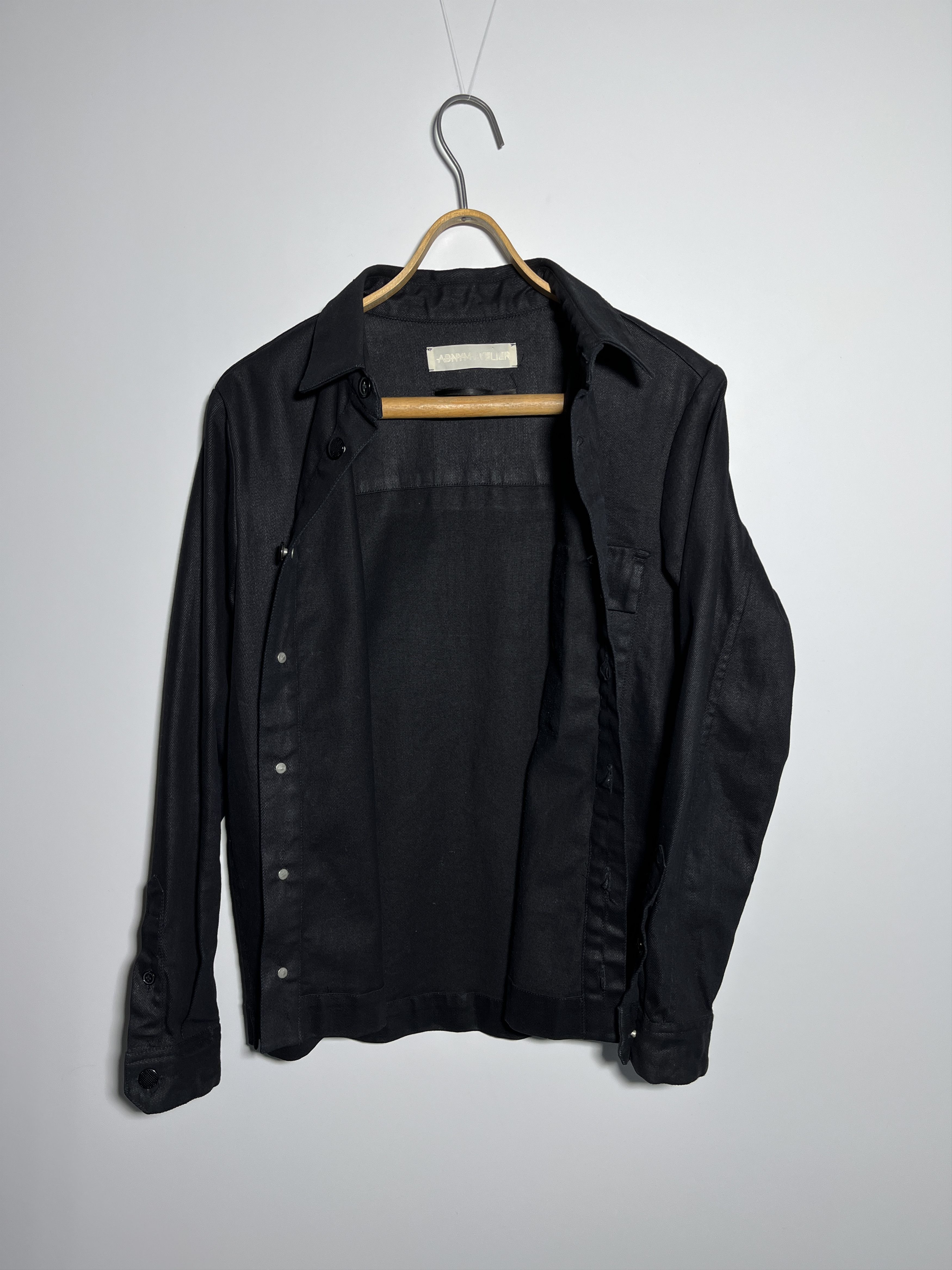 Other Adnym Atelier Black Wax Denim Overshirt Jacket Size S Size US S / EU 44-46 / 1 - 4 Thumbnail