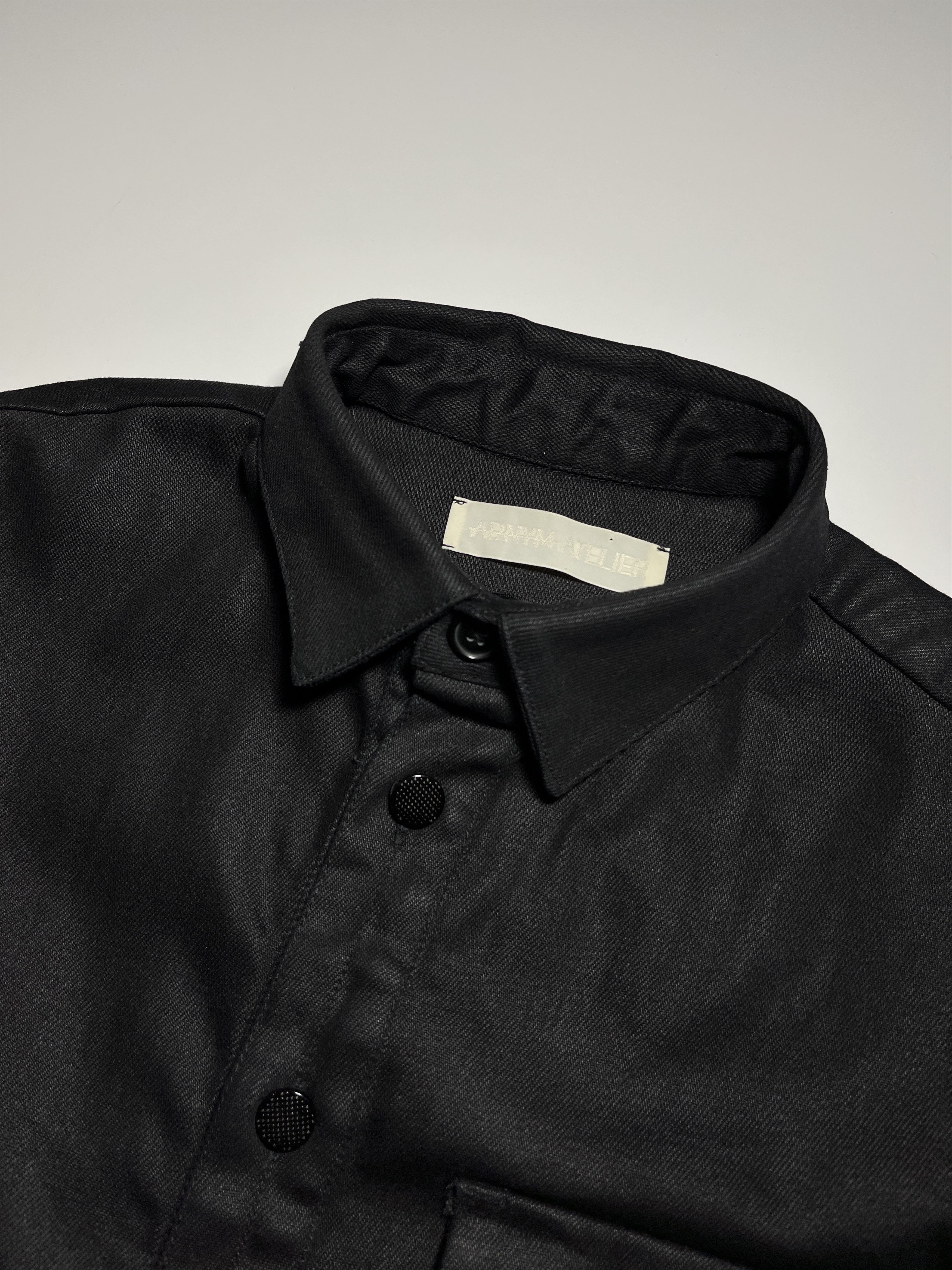 Other Adnym Atelier Black Wax Denim Overshirt Jacket Size S Size US S / EU 44-46 / 1 - 13 Thumbnail