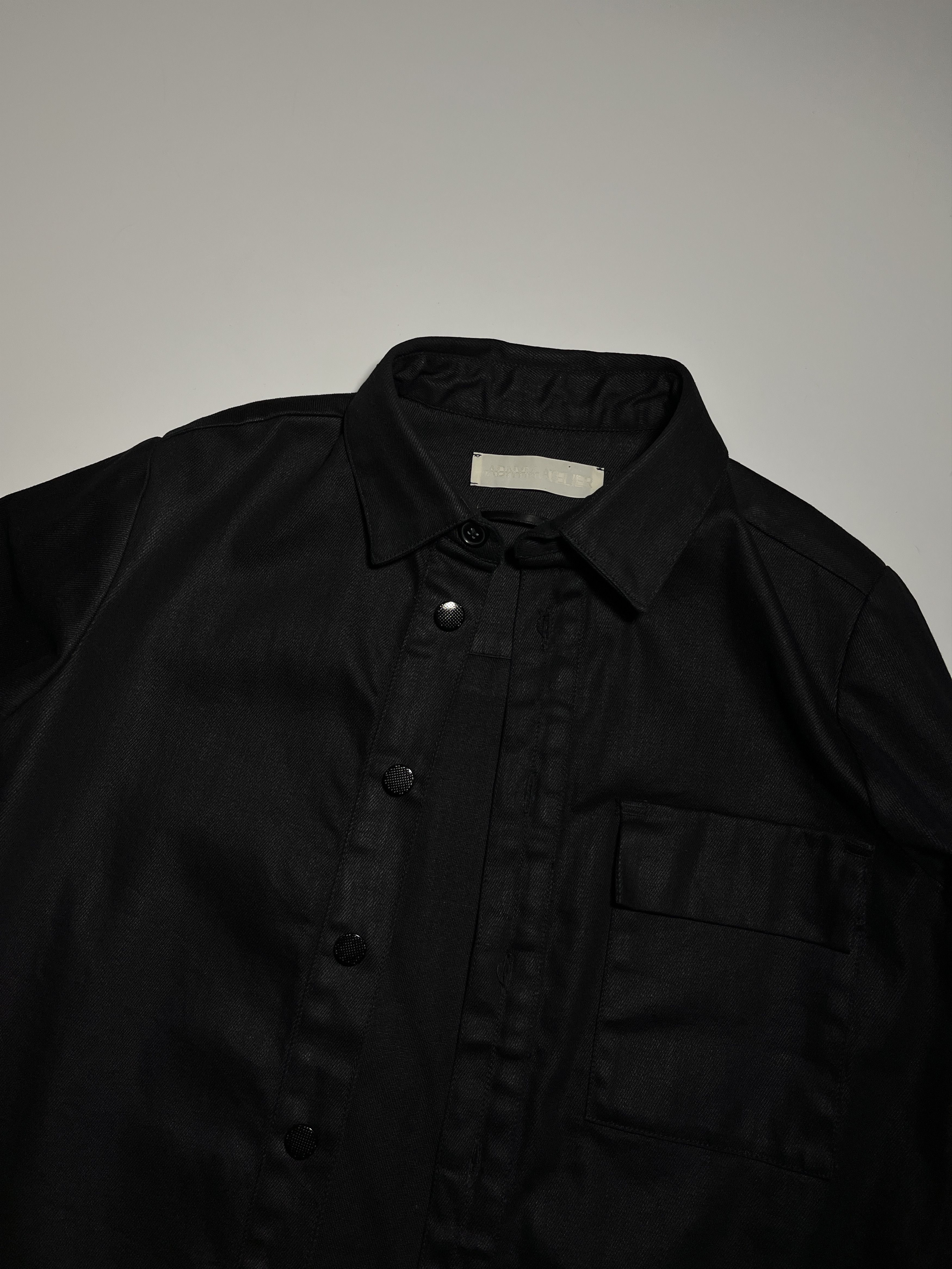 Other Adnym Atelier Black Wax Denim Overshirt Jacket Size S Size US S / EU 44-46 / 1 - 9 Thumbnail