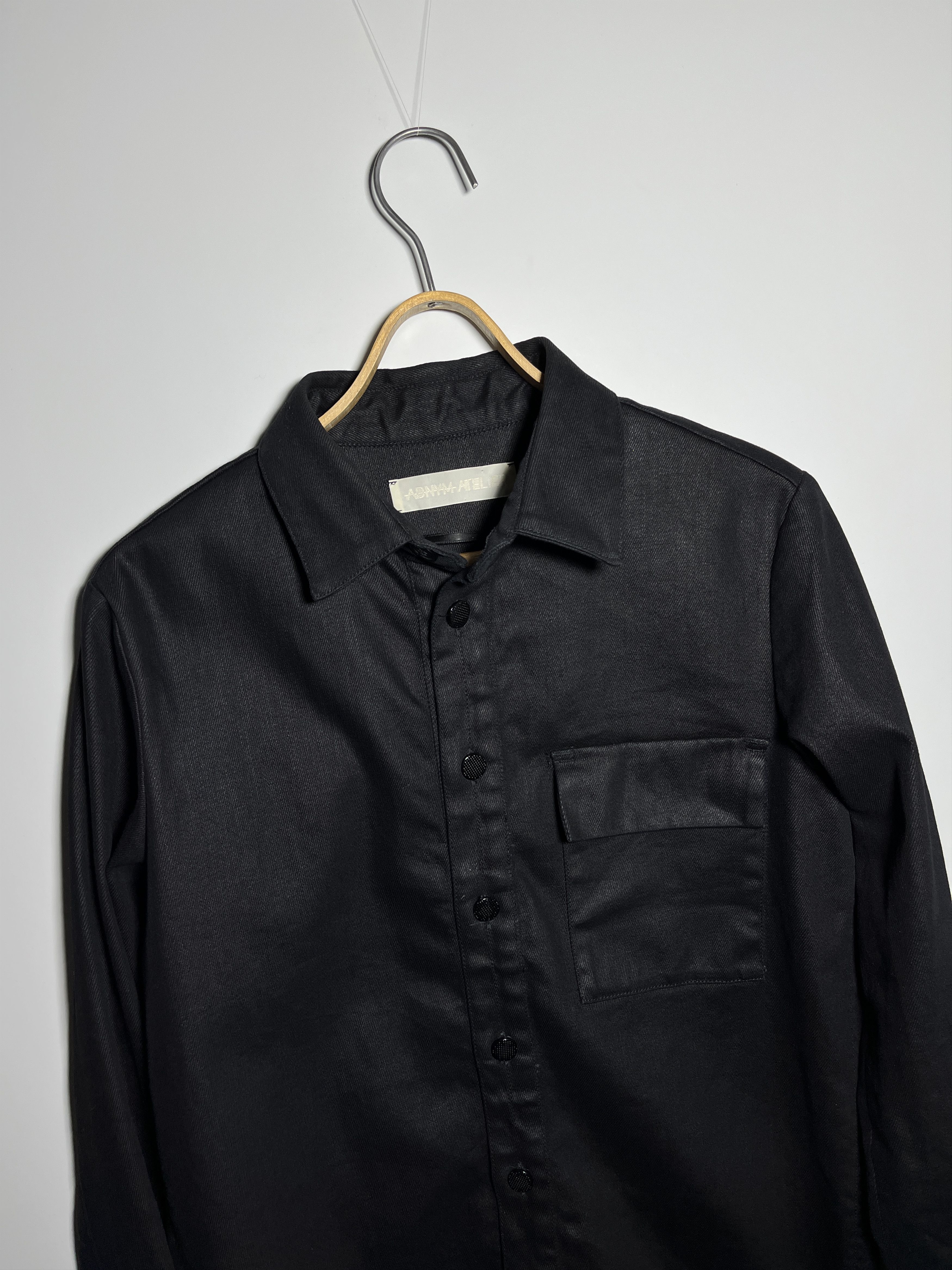 Other Adnym Atelier Black Wax Denim Overshirt Jacket Size S Size US S / EU 44-46 / 1 - 5 Thumbnail