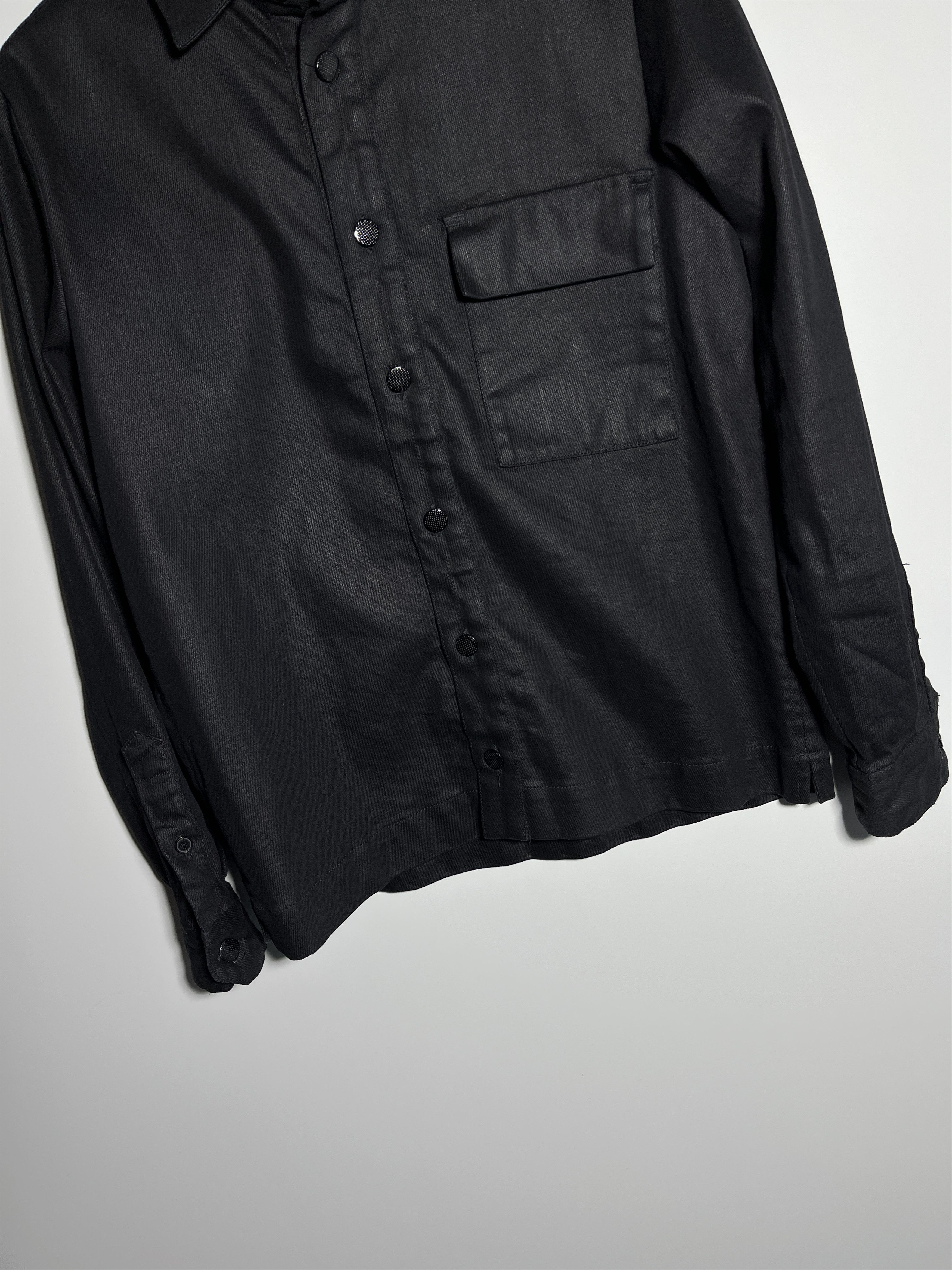Other Adnym Atelier Black Wax Denim Overshirt Jacket Size S Size US S / EU 44-46 / 1 - 6 Thumbnail