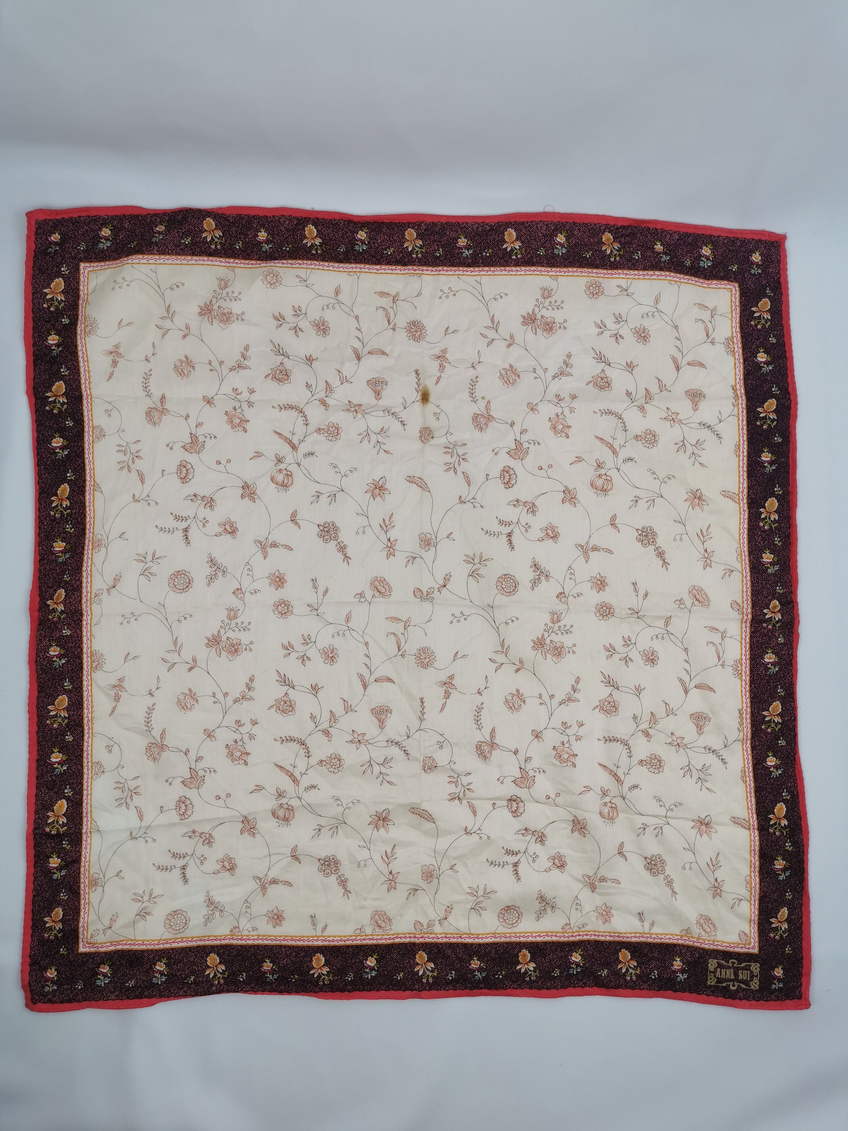Vintage Anna sui handkerchief / bandana / neckerchief Size ONE SIZE - 2 Thumbnail