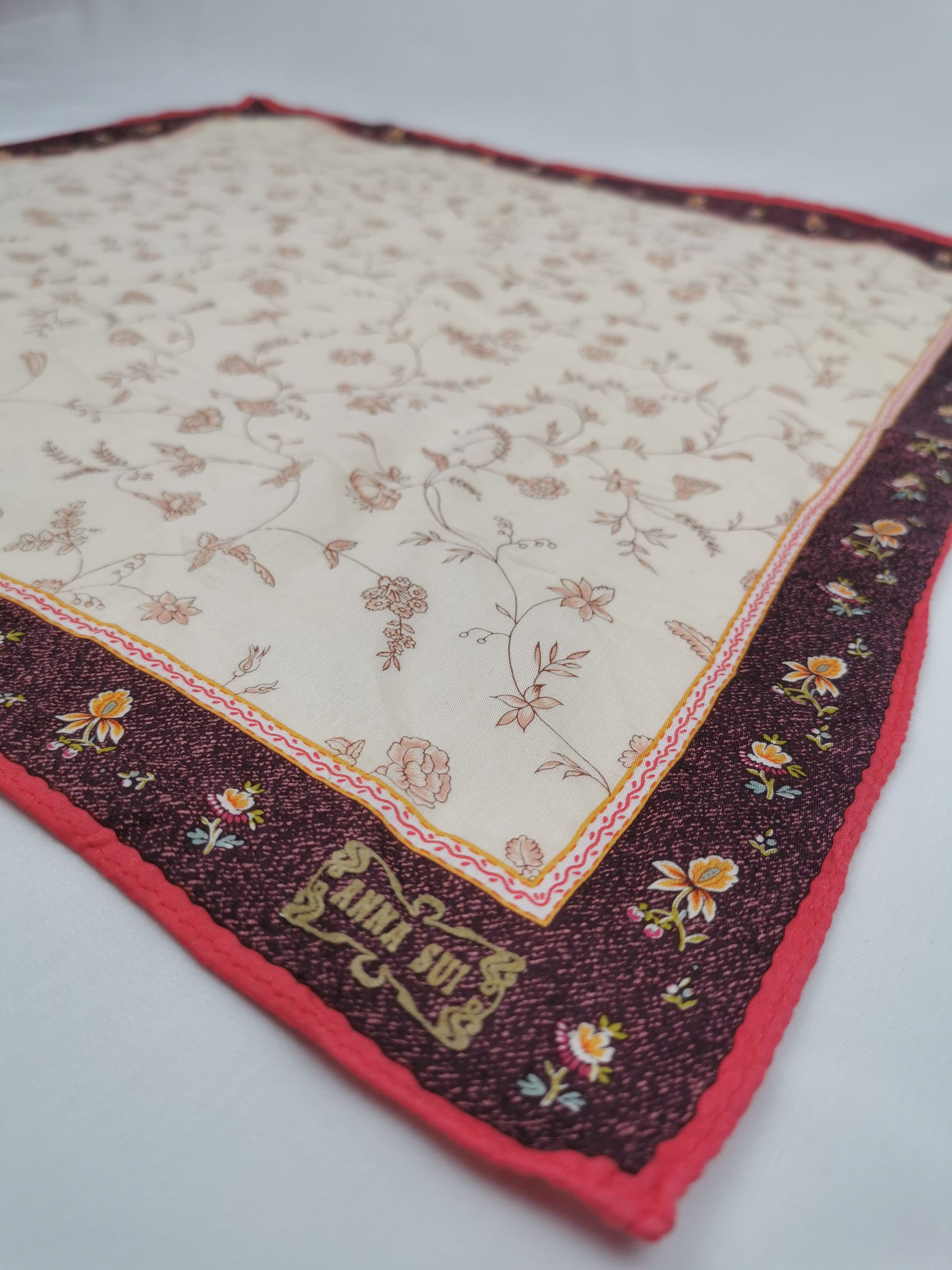 Vintage Anna sui handkerchief / bandana / neckerchief Size ONE SIZE - 3 Thumbnail