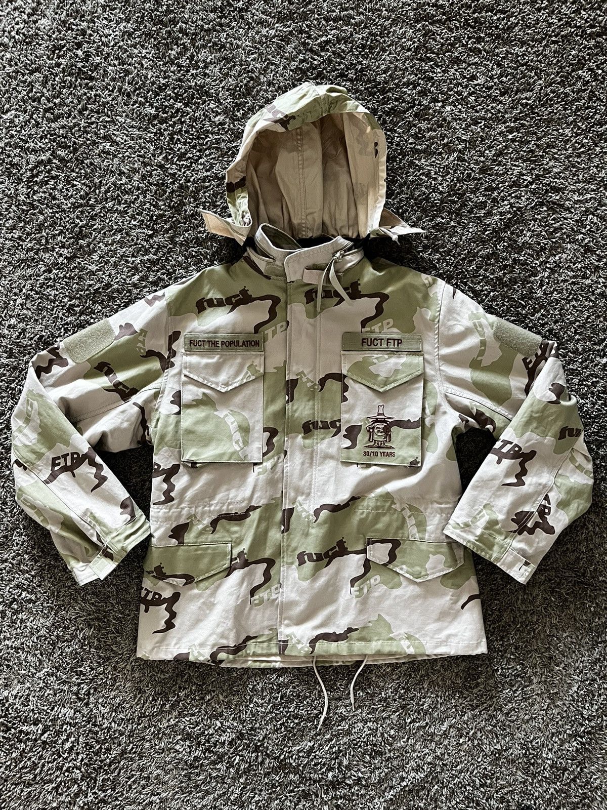 FUCT × Fuck The Population FTP + fuct M65 jacket | Grailed