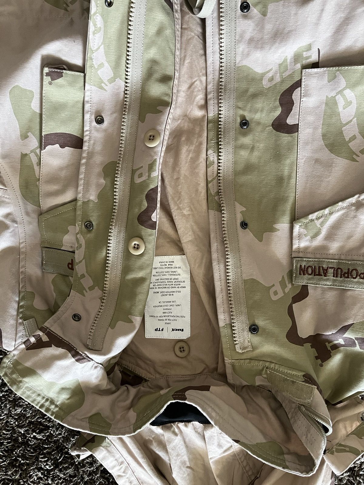 ジャケット・アウター FTP FUCT M65 field Pants Camo L DEAD STOCK】U.S.ARMY M65 FIELD PANTS WOODLAND CAMO | andPheb