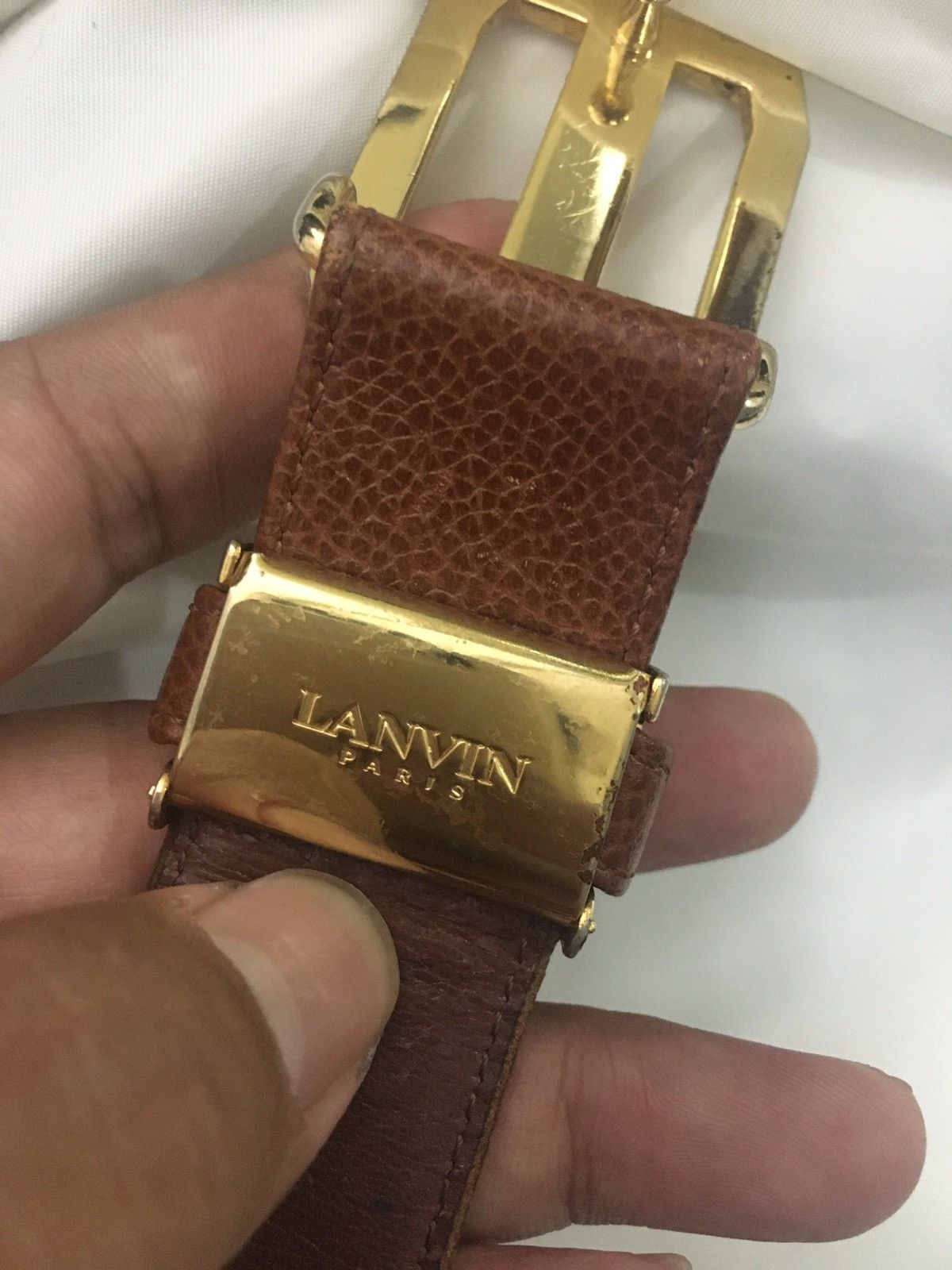 Lanvin vintage brown belt Size ONE SIZE - 5 Thumbnail