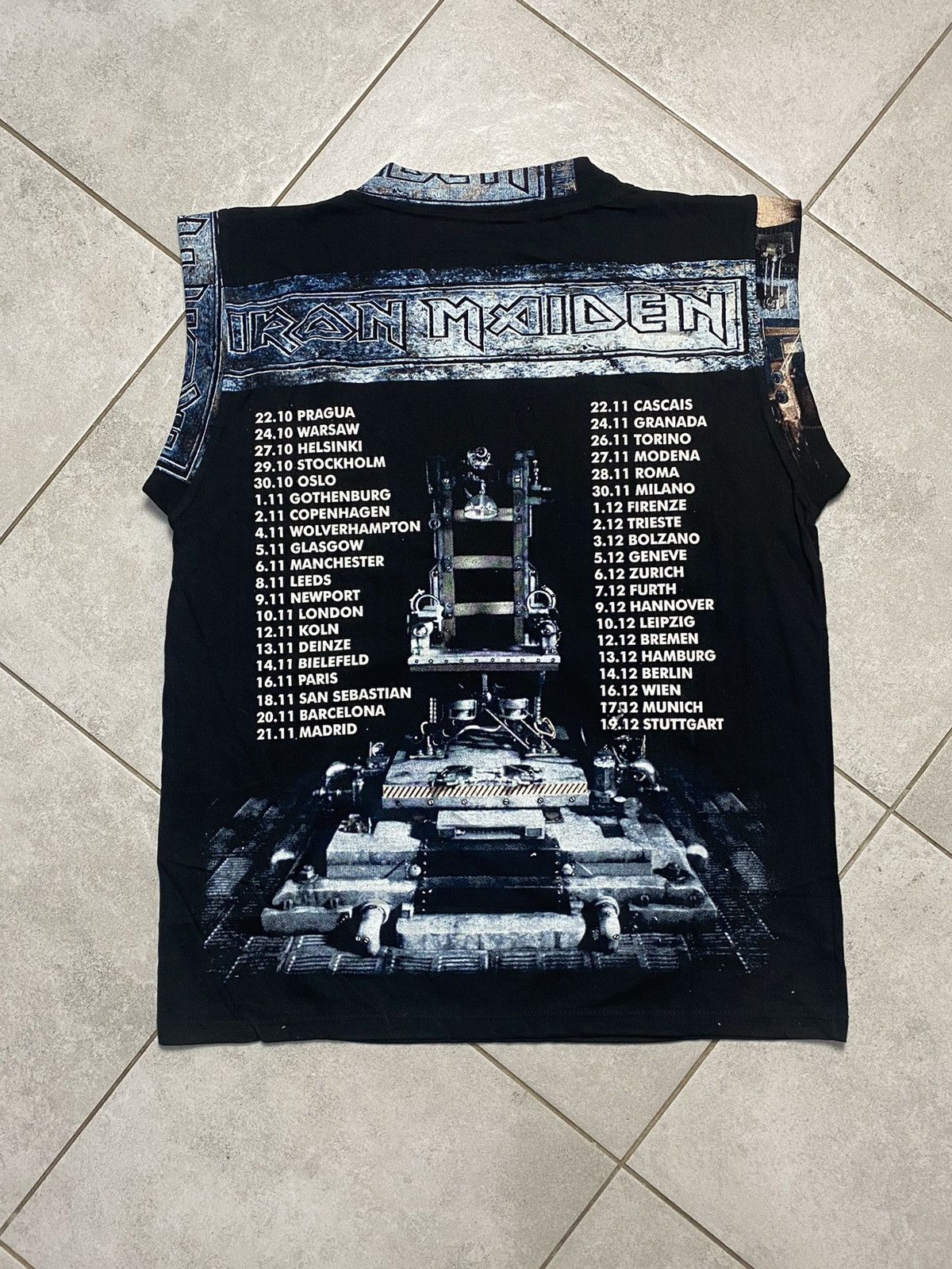 Band Tees Vintage 1995 Iron Maiden X Factor Rock Band Promo Tank Top Size US XL / EU 56 / 4 - 2 Thumbnail
