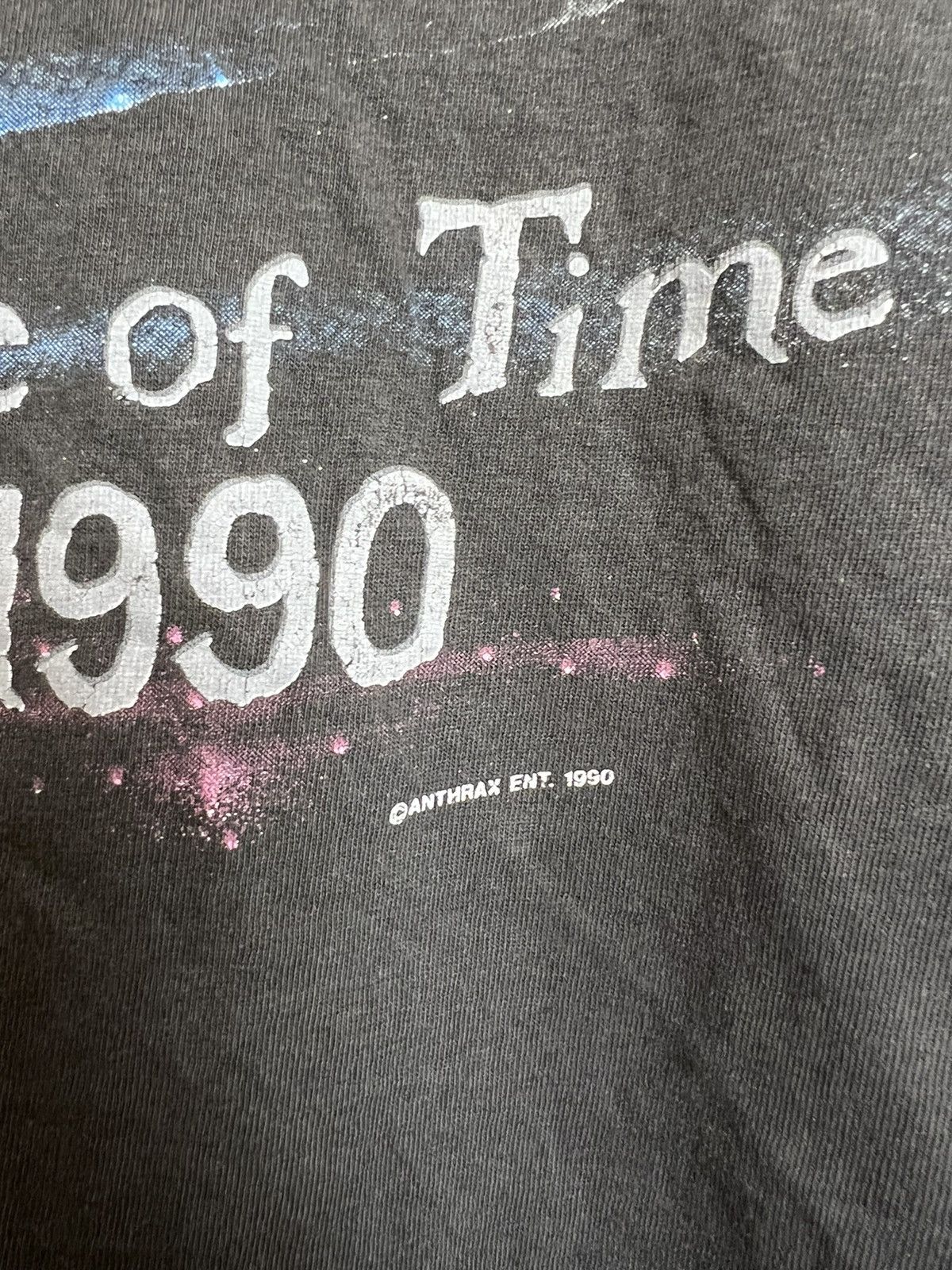 Band Tees Rare Vintage 1990 Anthrax Persistence Of Time Tour Band Tee Size US L / EU 52-54 / 3 - 5 Thumbnail