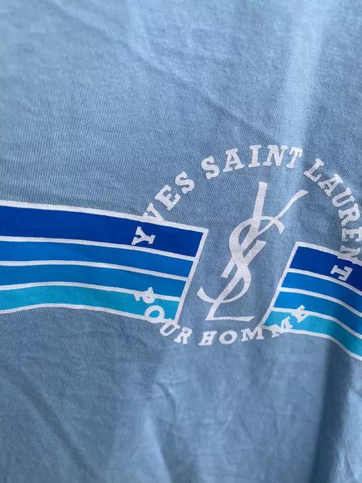 Yves Saint Laurent blue YSL T-shirt Size US L / EU 52-54 / 3 - 9 Thumbnail